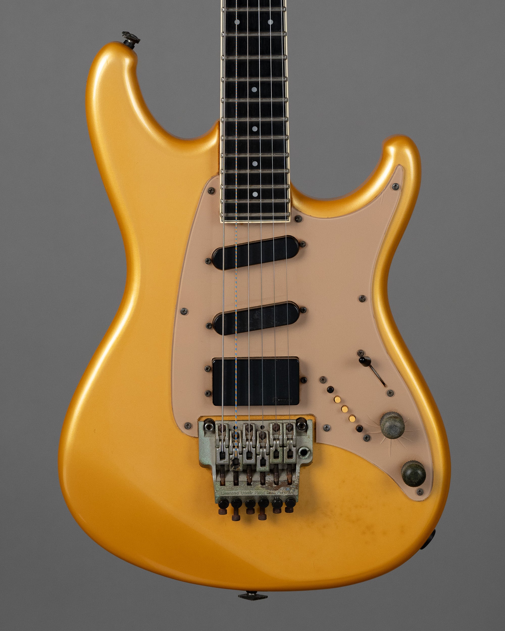 ジャパンヴィンテージ!ibanez pl-1770改!アイバニーズ プロライン 1986 Ibanez PL1770 Proline (Japan, Gold Pearl, OHSC)