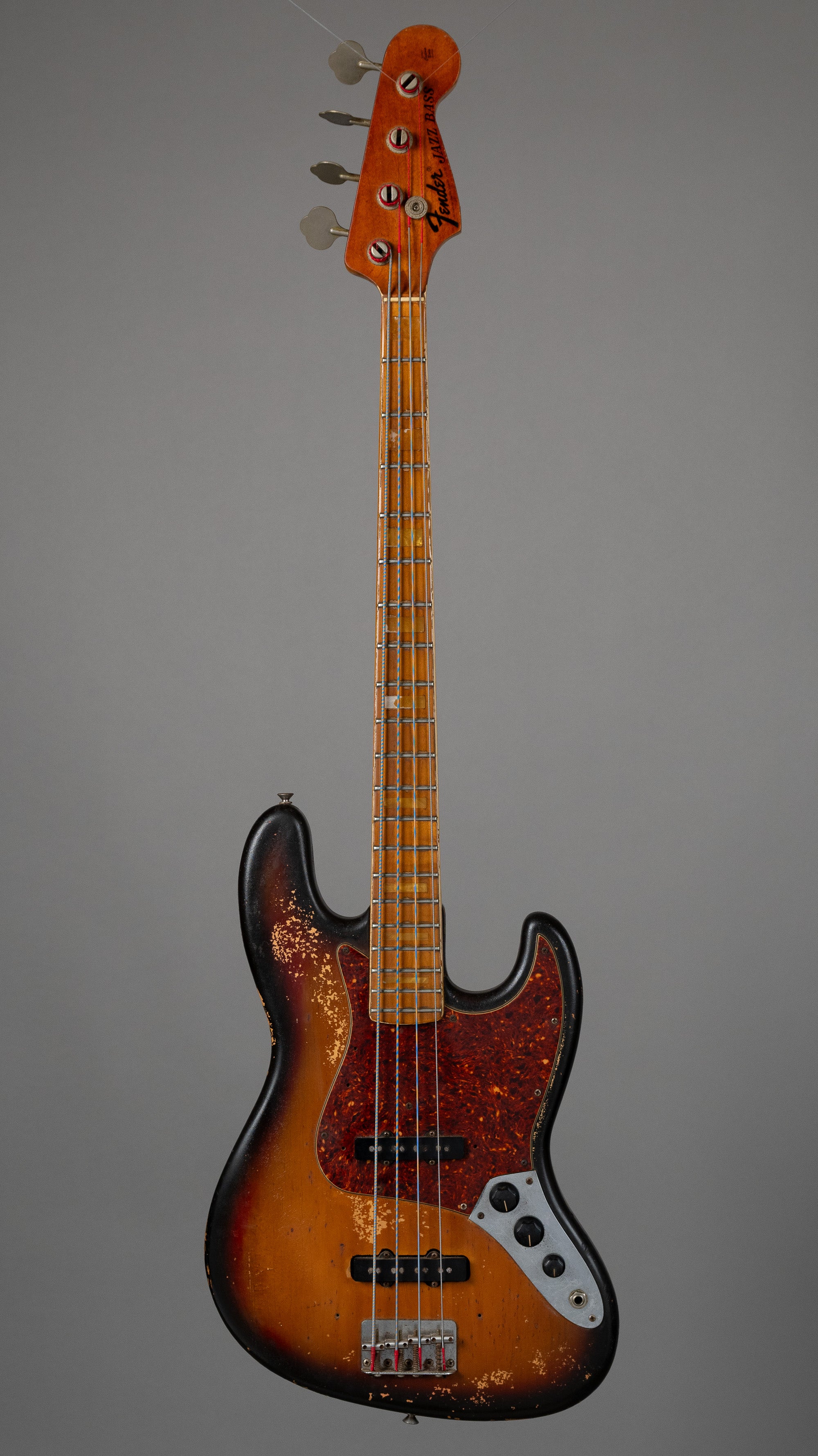 1975 Fender Jazz Bass (USA, Sunburst, OHSC, #646554)