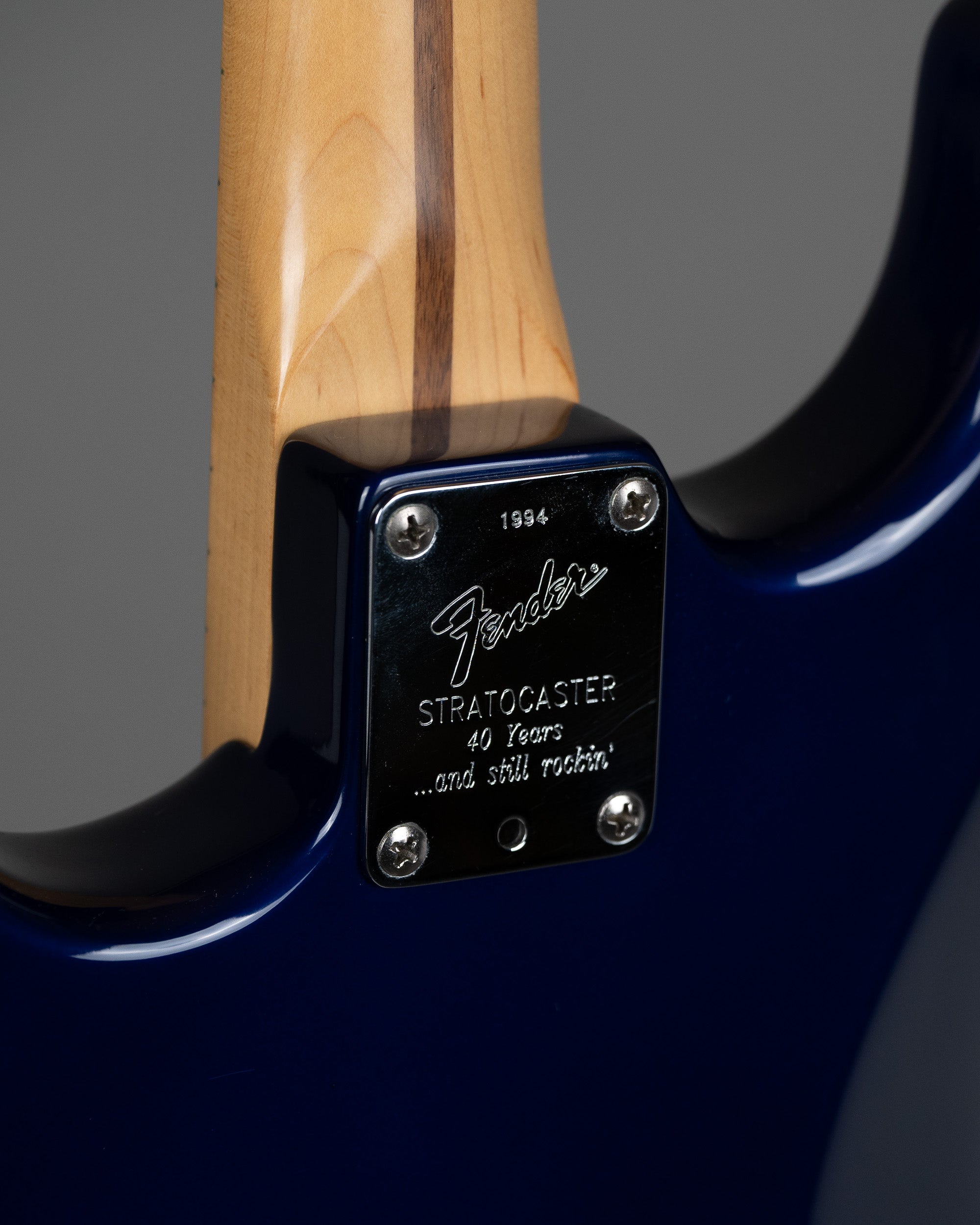 1994 Fender Stratocaster 40th Anniversary (USA, Midnight Blue, OHSC)