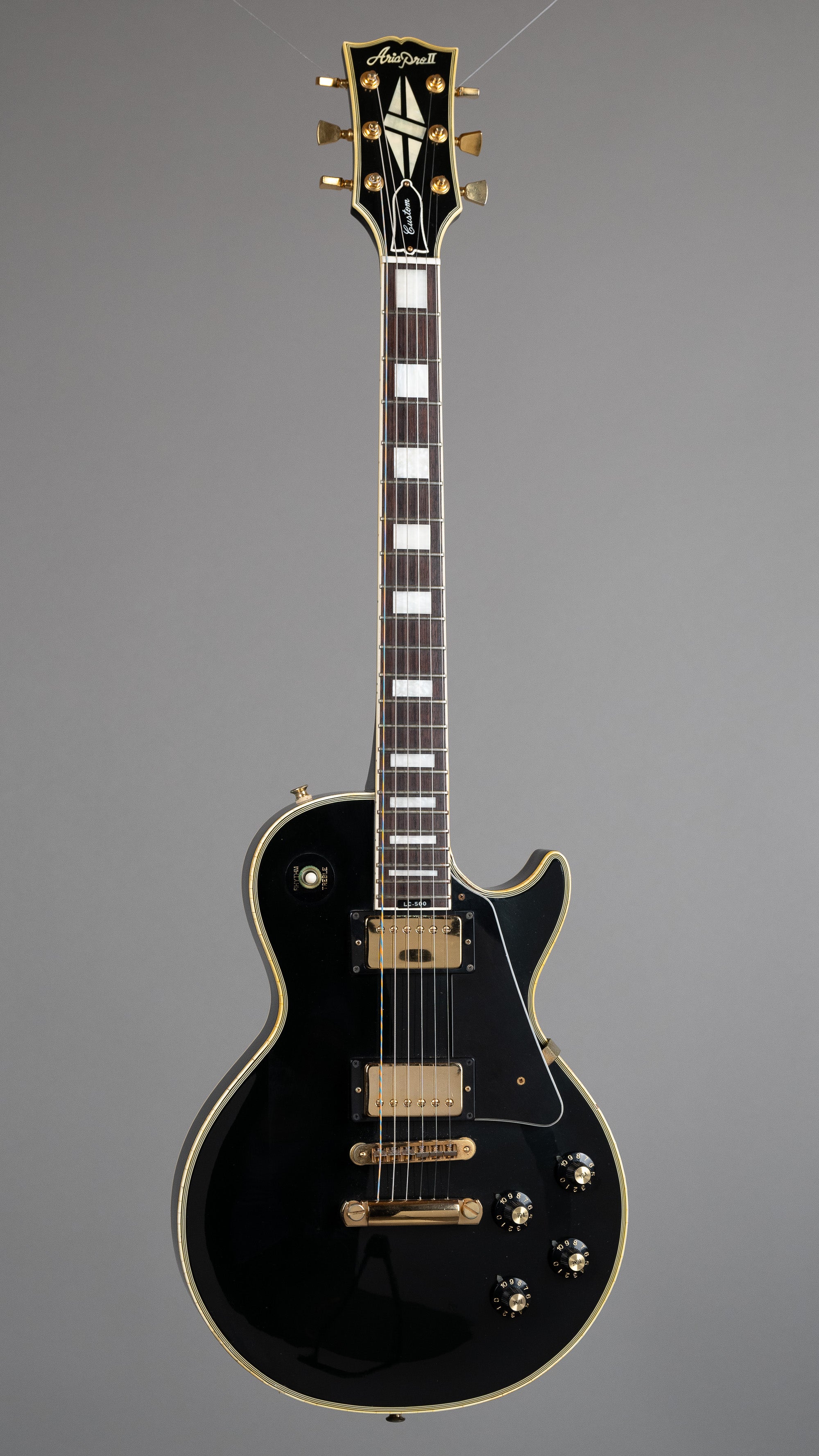 1980 Aria Pro II LC-500 (Japan, Black, HSC)