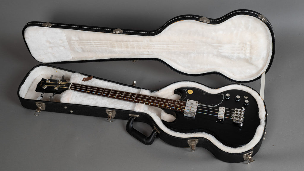 2008 Gibson Faded SG Bass (USA, Worn Ebony, OHSC)