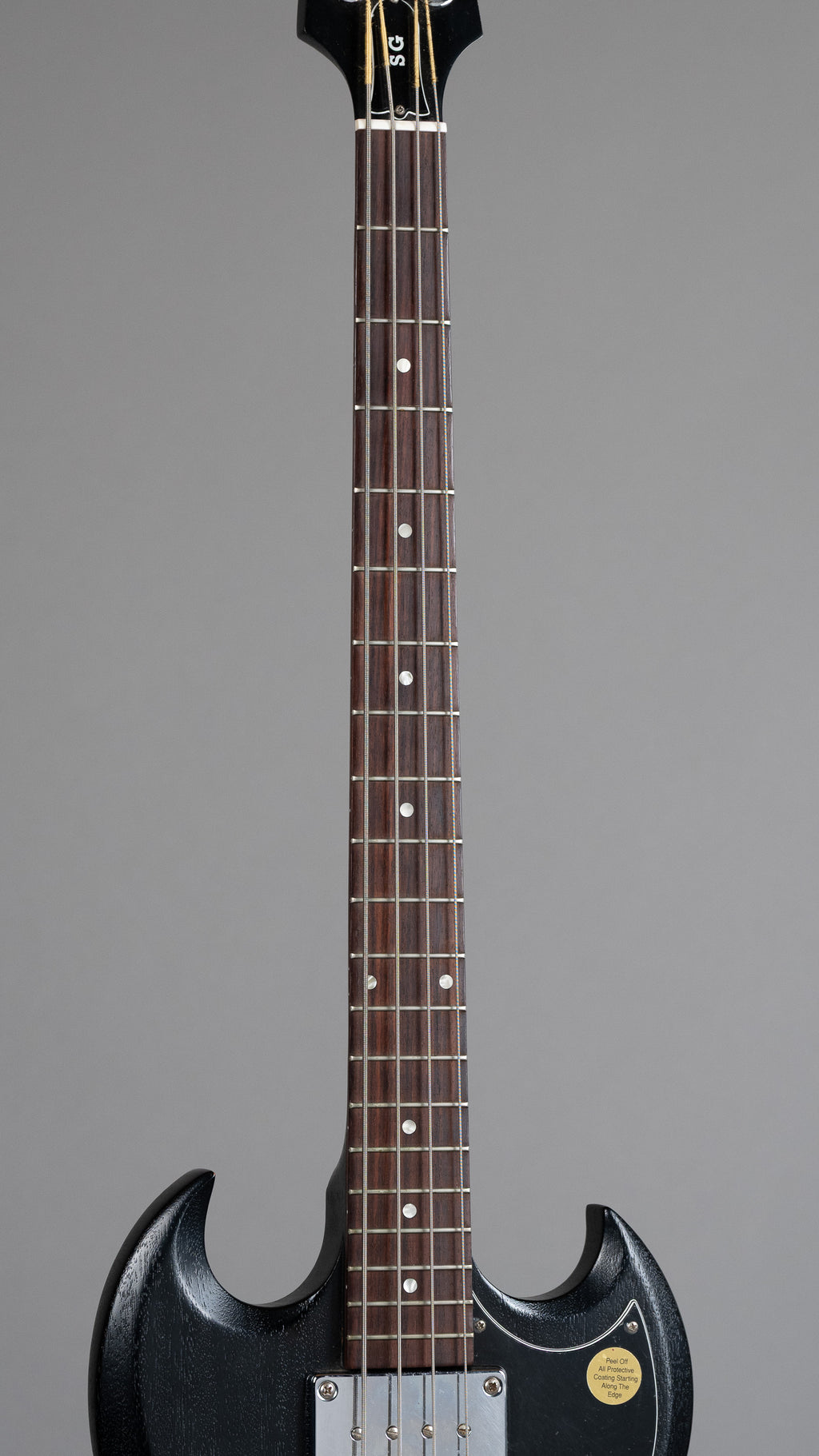 2008 Gibson Faded SG Bass (USA, Worn Ebony, OHSC)