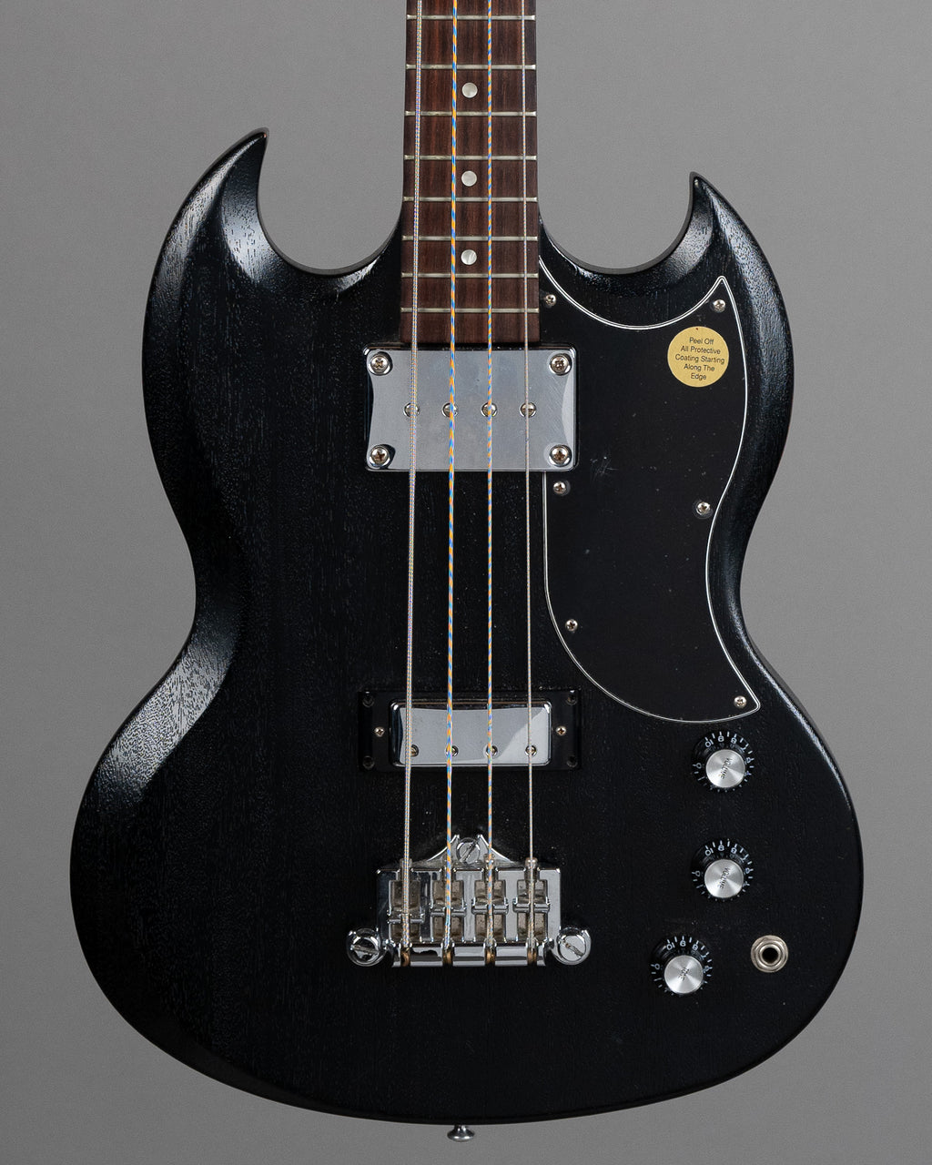2008 Gibson Faded SG Bass (USA, Worn Ebony, OHSC)