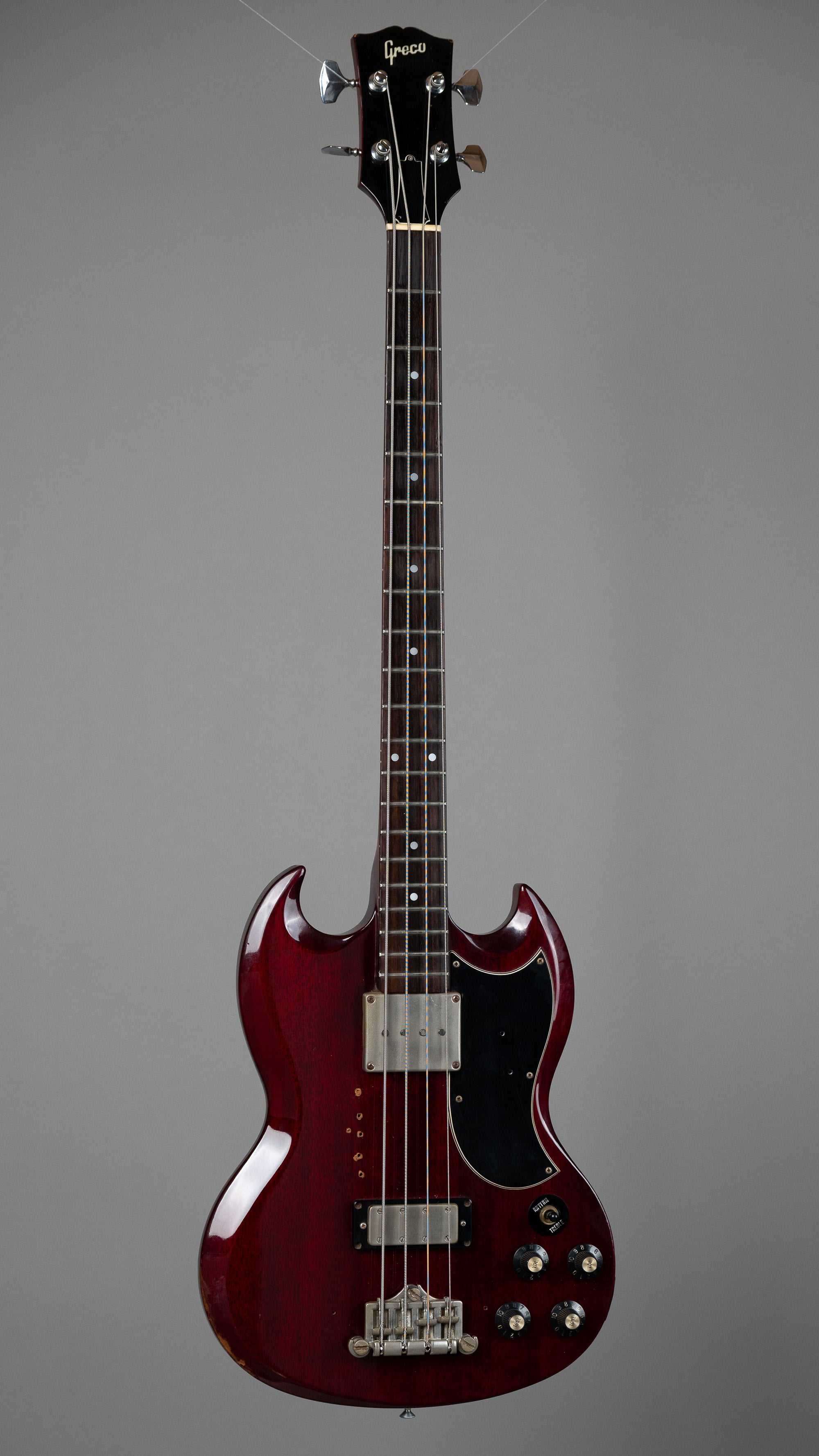 1987 Greco EB-3 SG Bass (Japan, Cherry)
