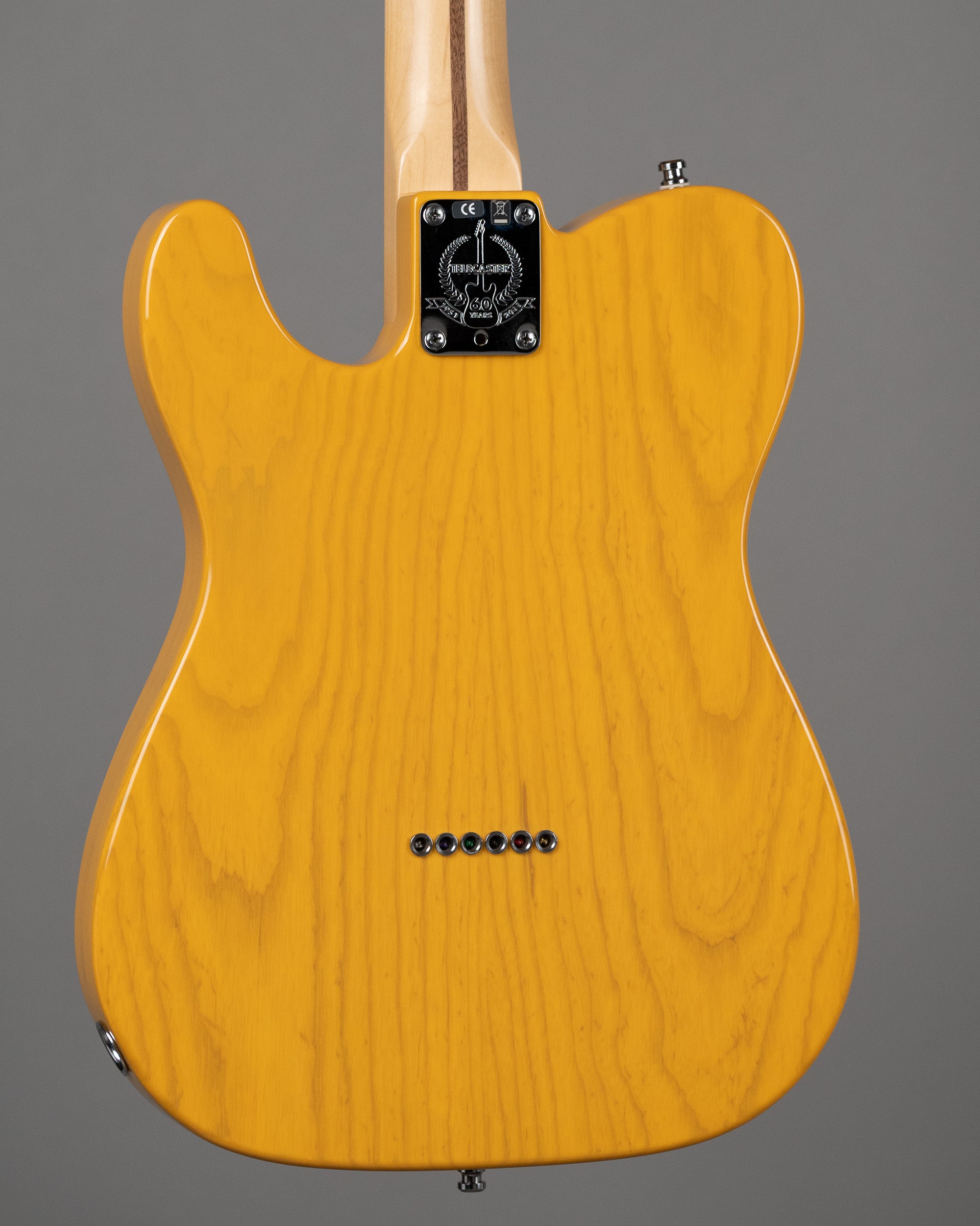 2010 Fender Deluxe Ash Telecaster (USA, Butterscotch Blonde, OHSC)