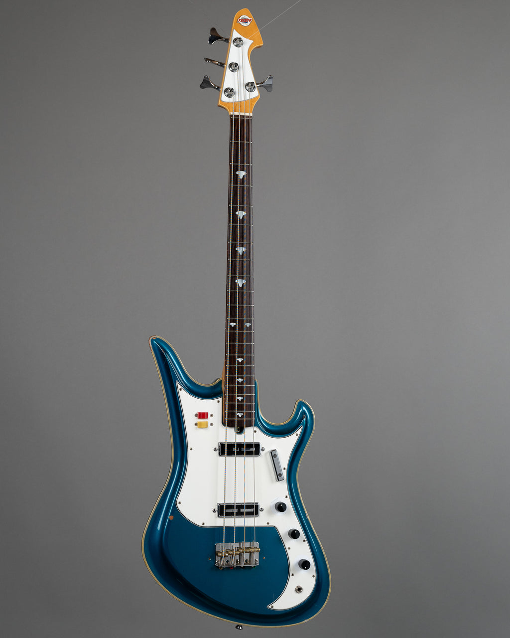 c1990s Teisco Spectrum 5 Reissue  Bass (Japan, Metallic Blue)