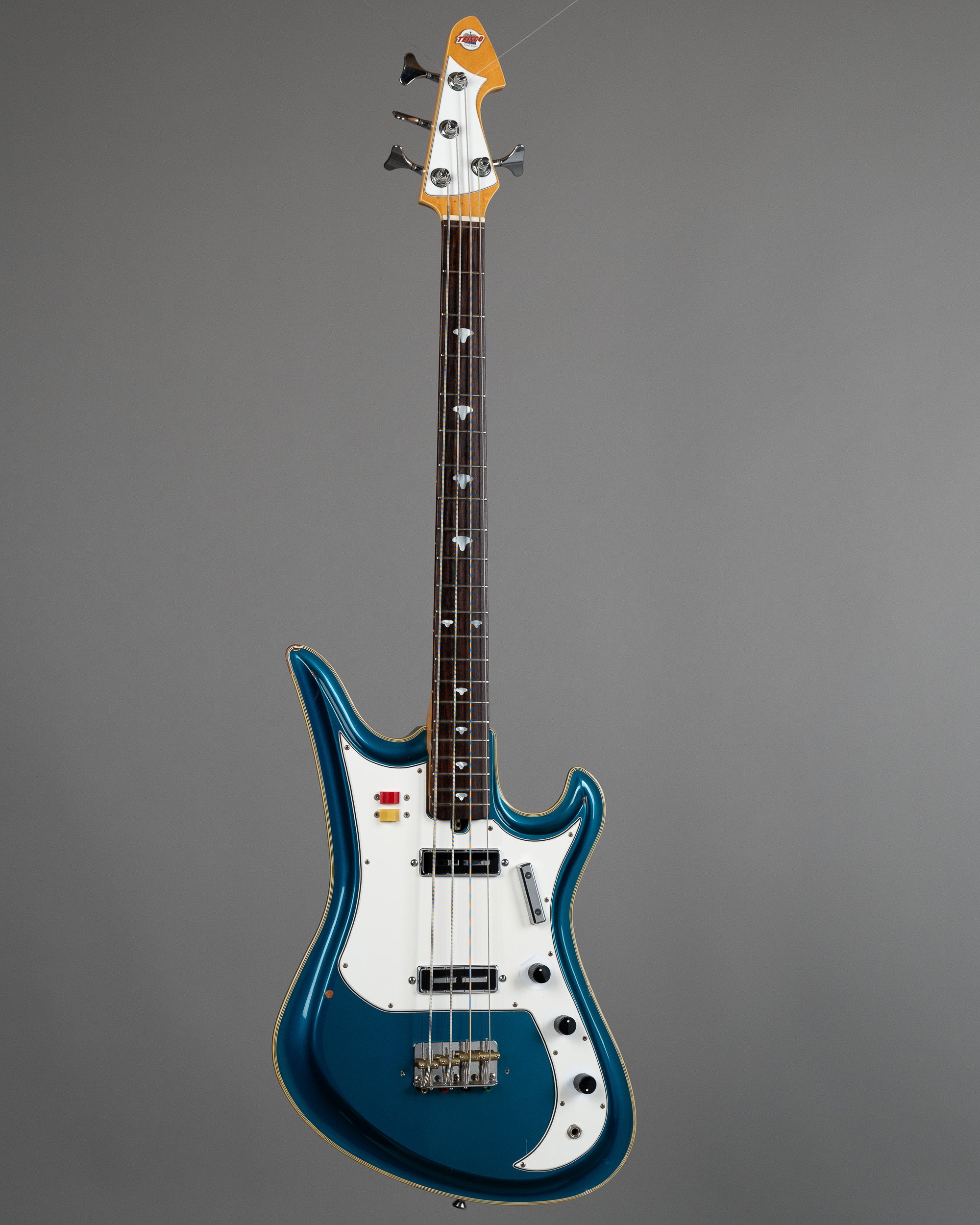 c1990s Teisco Spectrum 5 Reissue  Bass (Japan, Metallic Blue)
