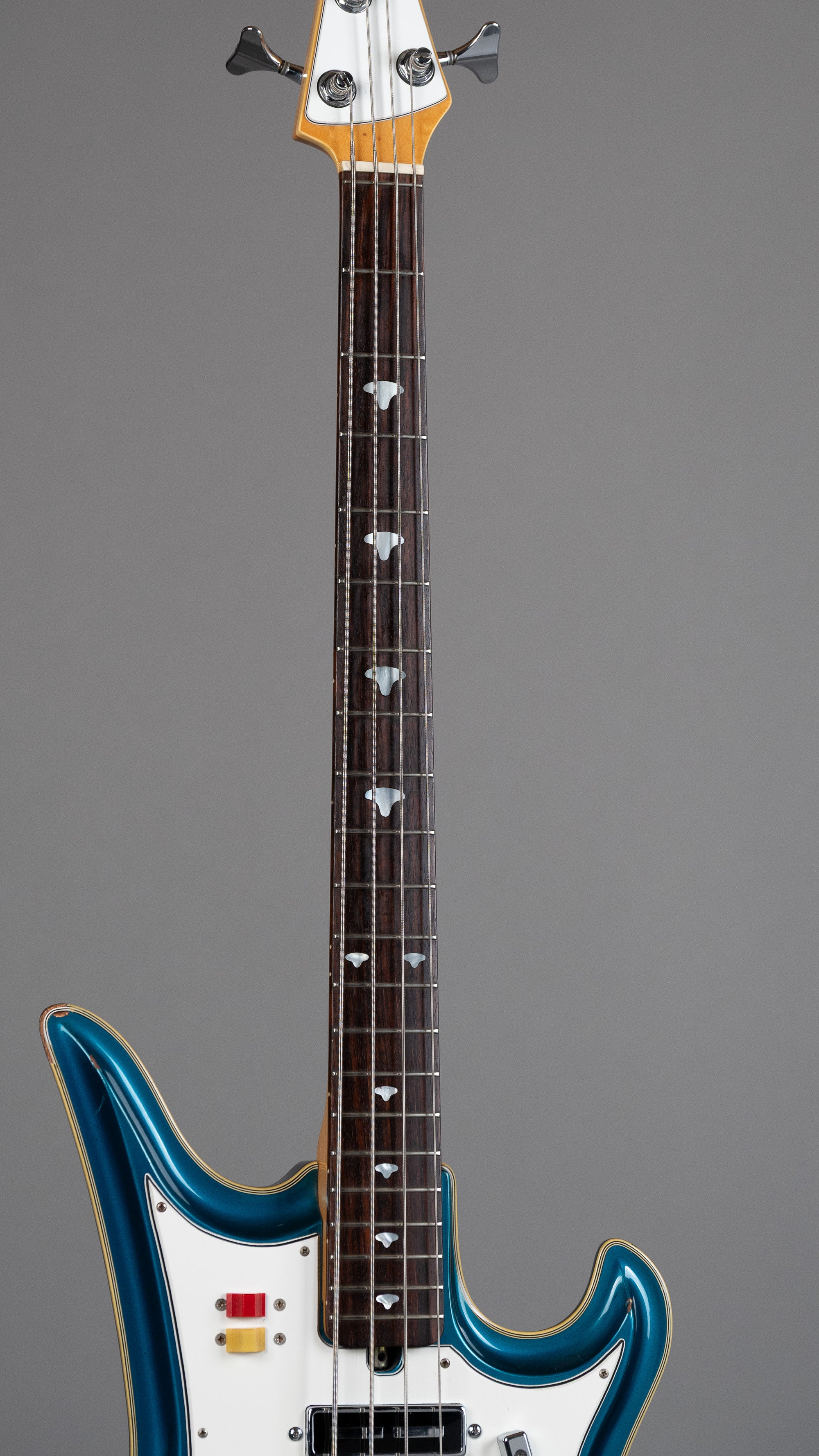 c1990s Teisco Spectrum 5 Reissue  Bass (Japan, Metallic Blue)