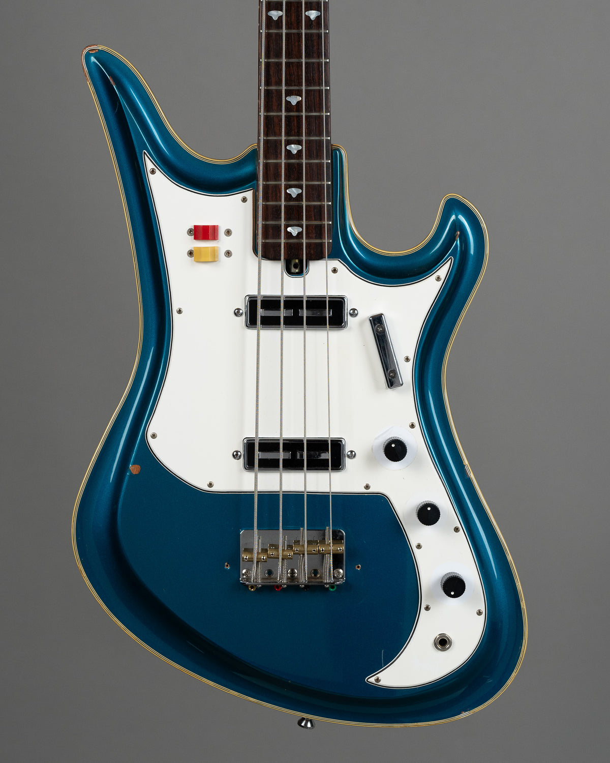 c1990s Teisco Spectrum 5 Reissue  Bass (Japan, Metallic Blue)
