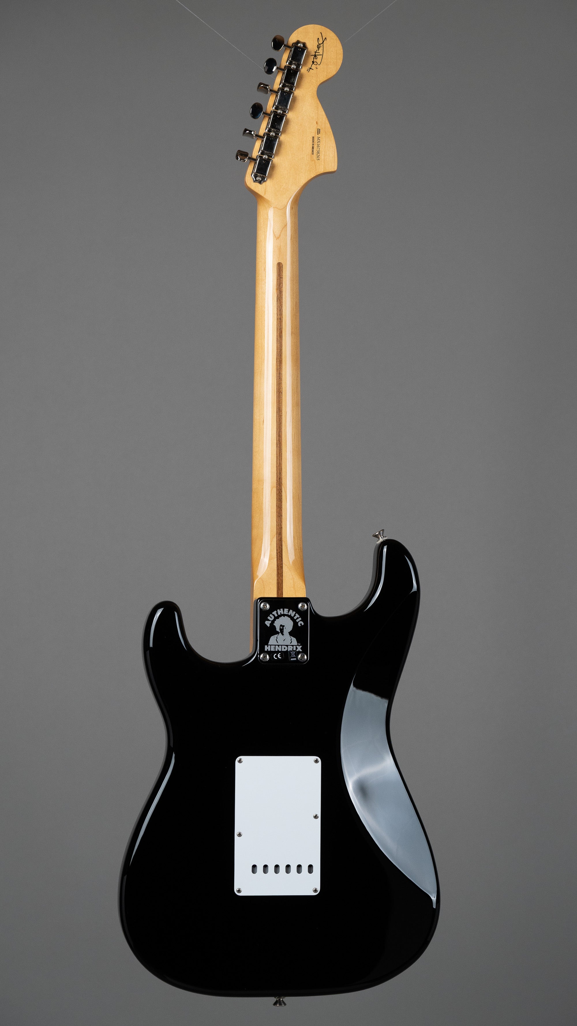 2016 Fender Jimi Hendrix Stratocaster (Mexico, Black, HSC)