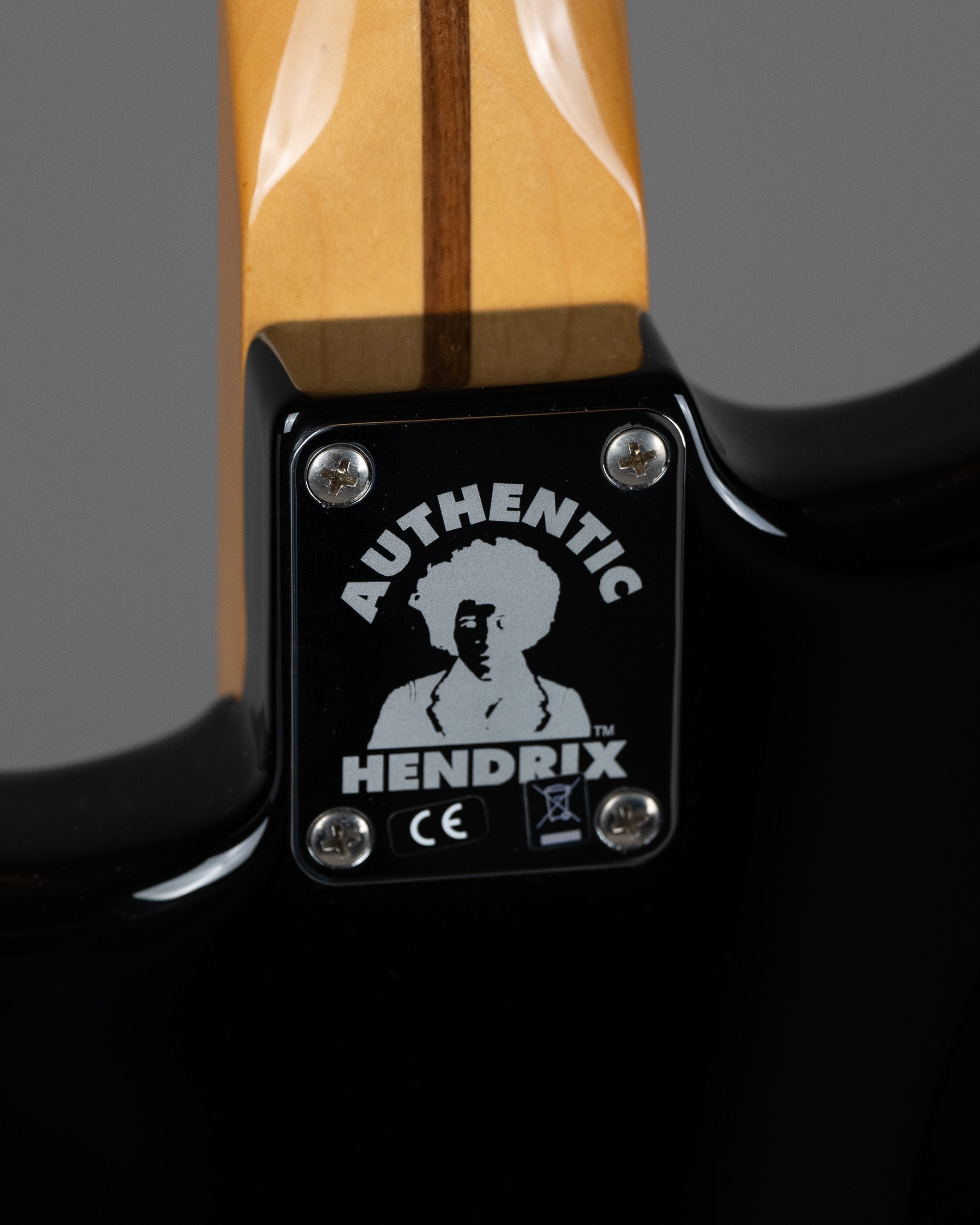 2016 Fender Jimi Hendrix Stratocaster (Mexico, Black, HSC)