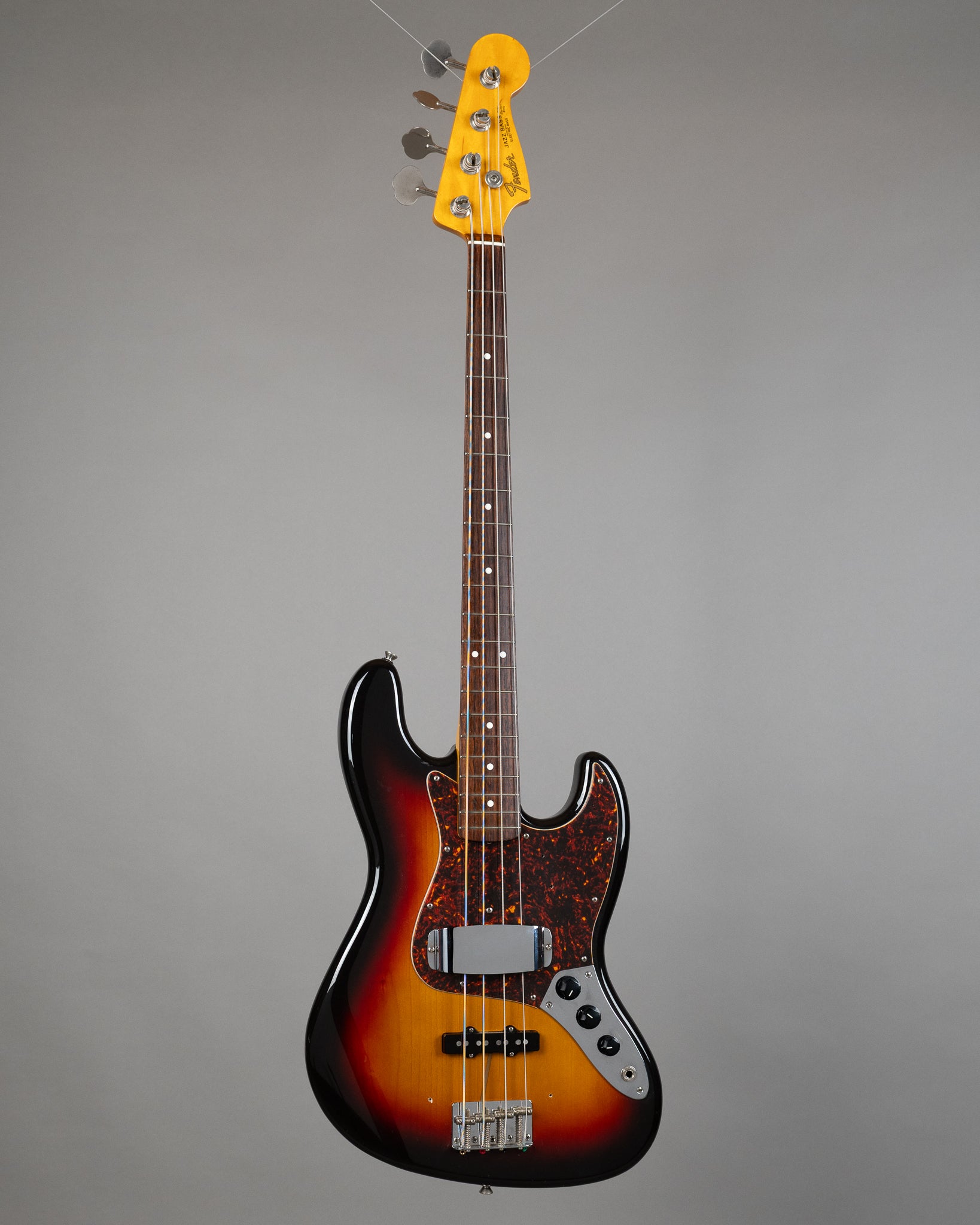 c2002 Fender JB62 Jazz Bass (Japan, Sunburst, Custom Shop Pickups)