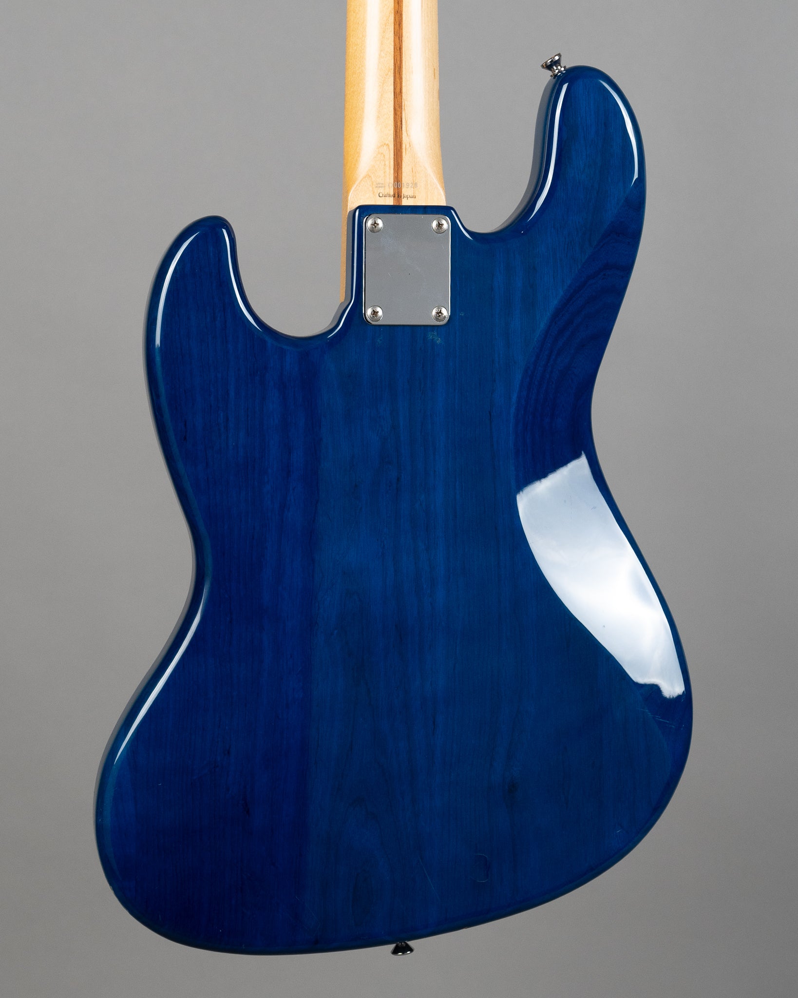 c1997 Fender JB62 Jazz Bass (Japan, Transparent Blue)