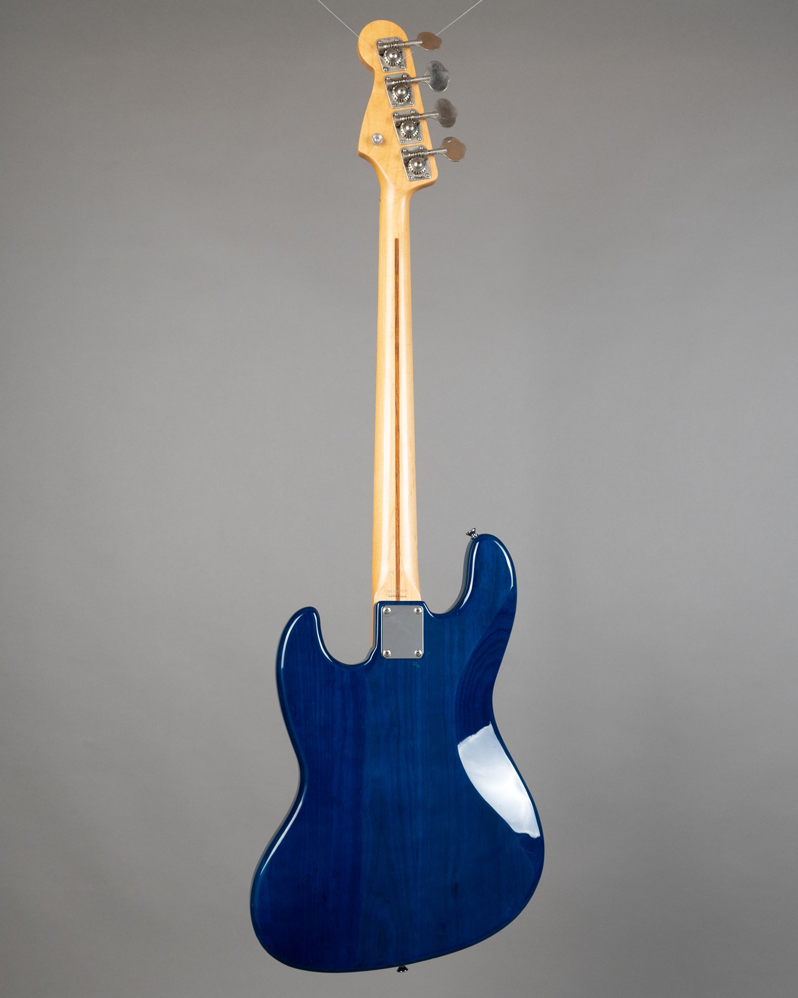 c1997 Fender JB62 Jazz Bass (Japan, Transparent Blue)