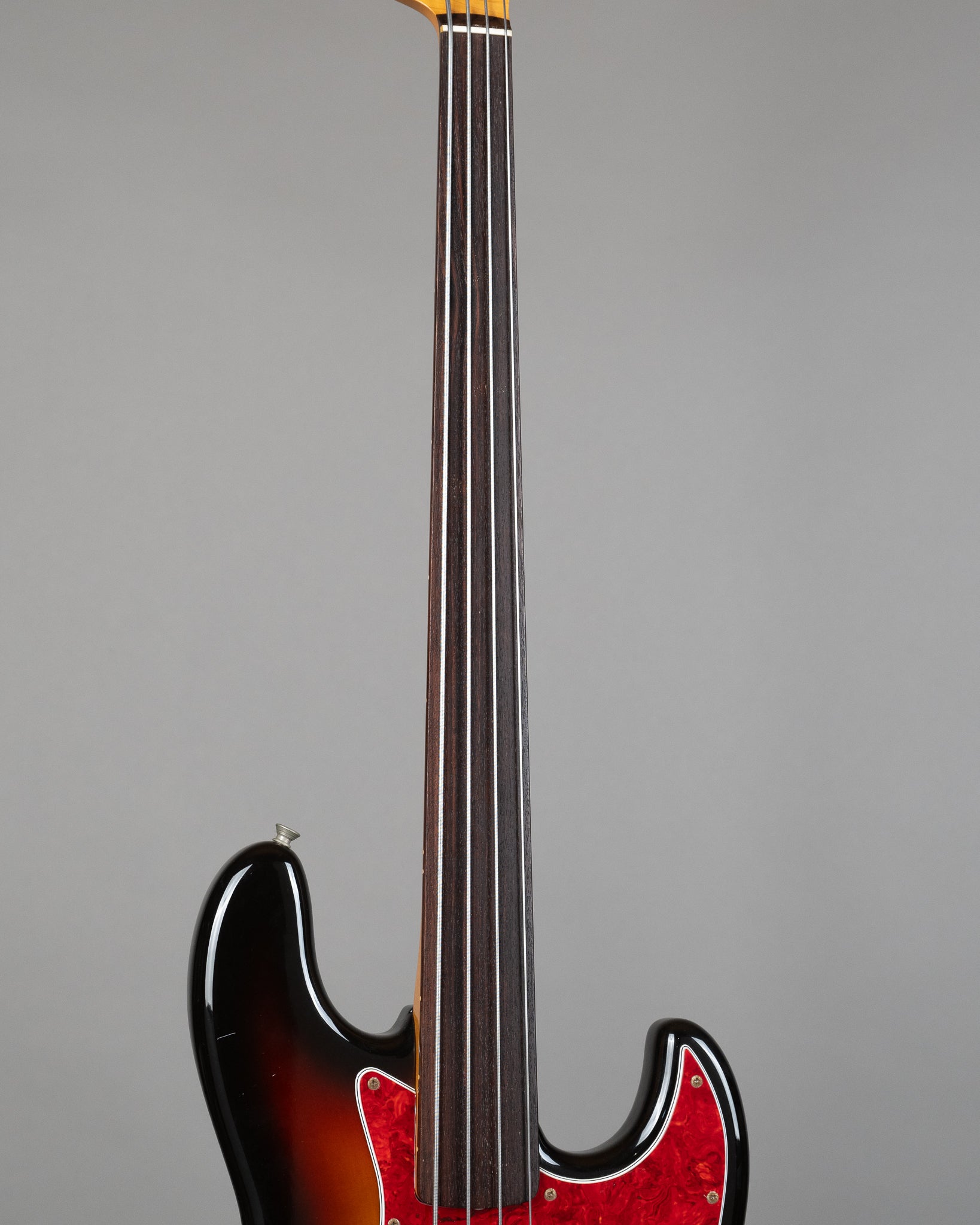 c1994 Fender JB-62FL Unlined Fretless Jazz Bass (Japan, Sunburst)