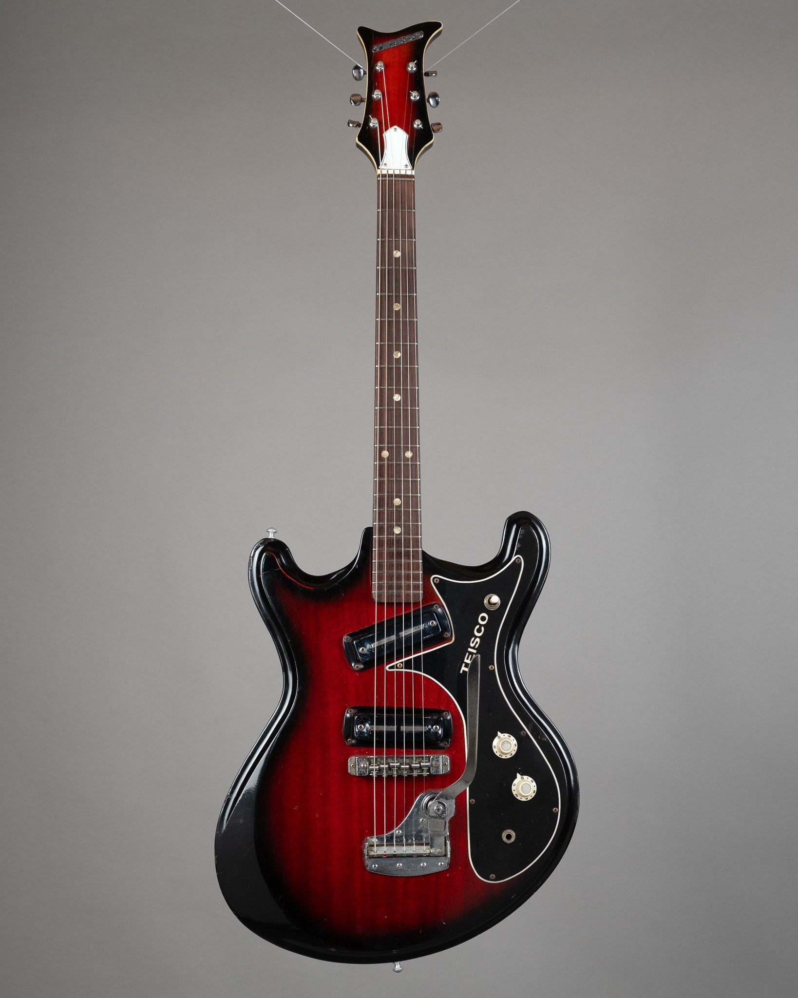TEISCO スチールギター レッド 8弦 c1967 Teisco V-2 (Japan, Redburst)