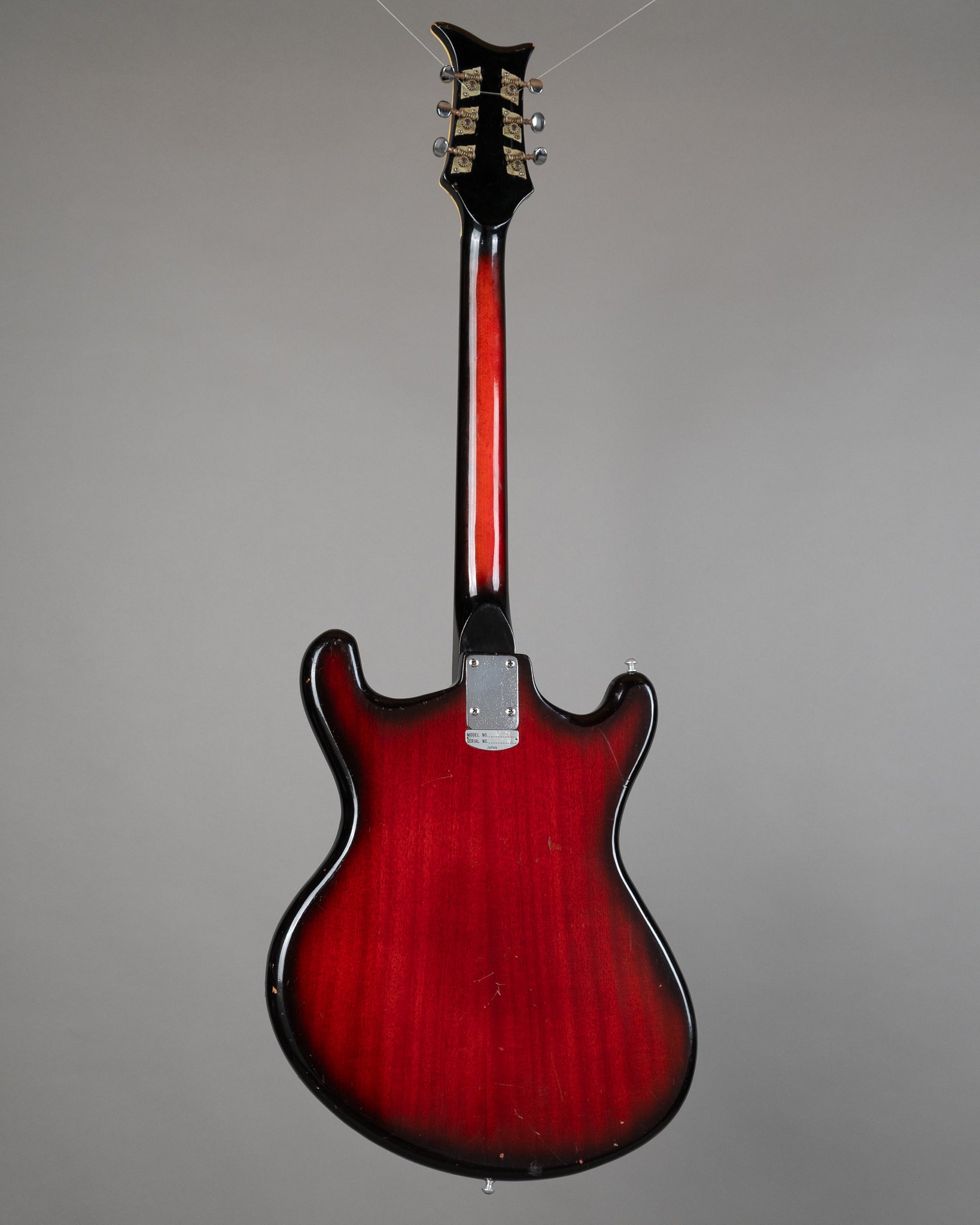 TEISCO エレキギター レッド c1967 Teisco V-2 (Japan, Redburst)