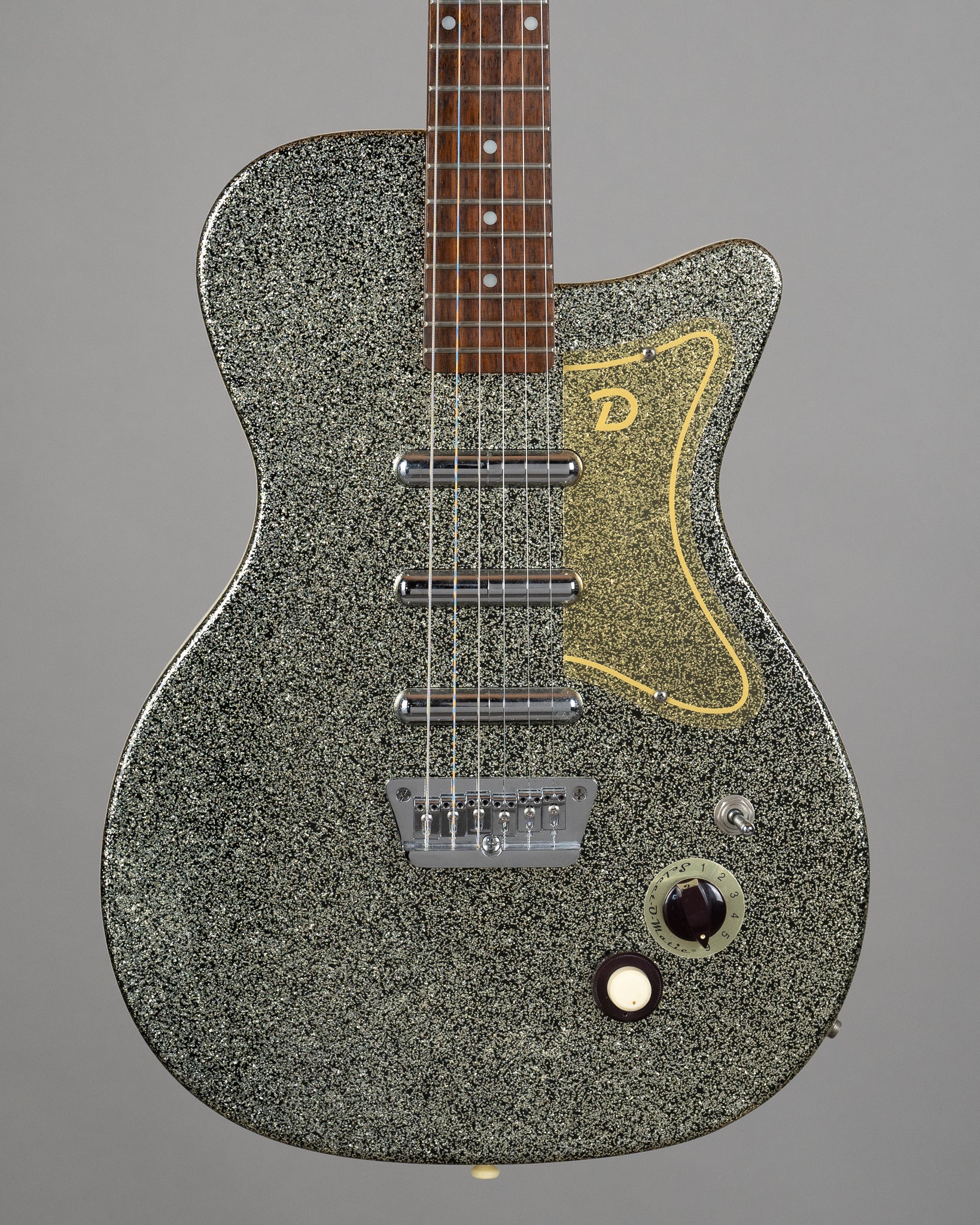 c1998 Danelectro U3 (Korea, Silver Sparkle)