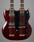 1980 Greco SGW-1300 Double Neck SG (Japan, Cherry, OHSC)