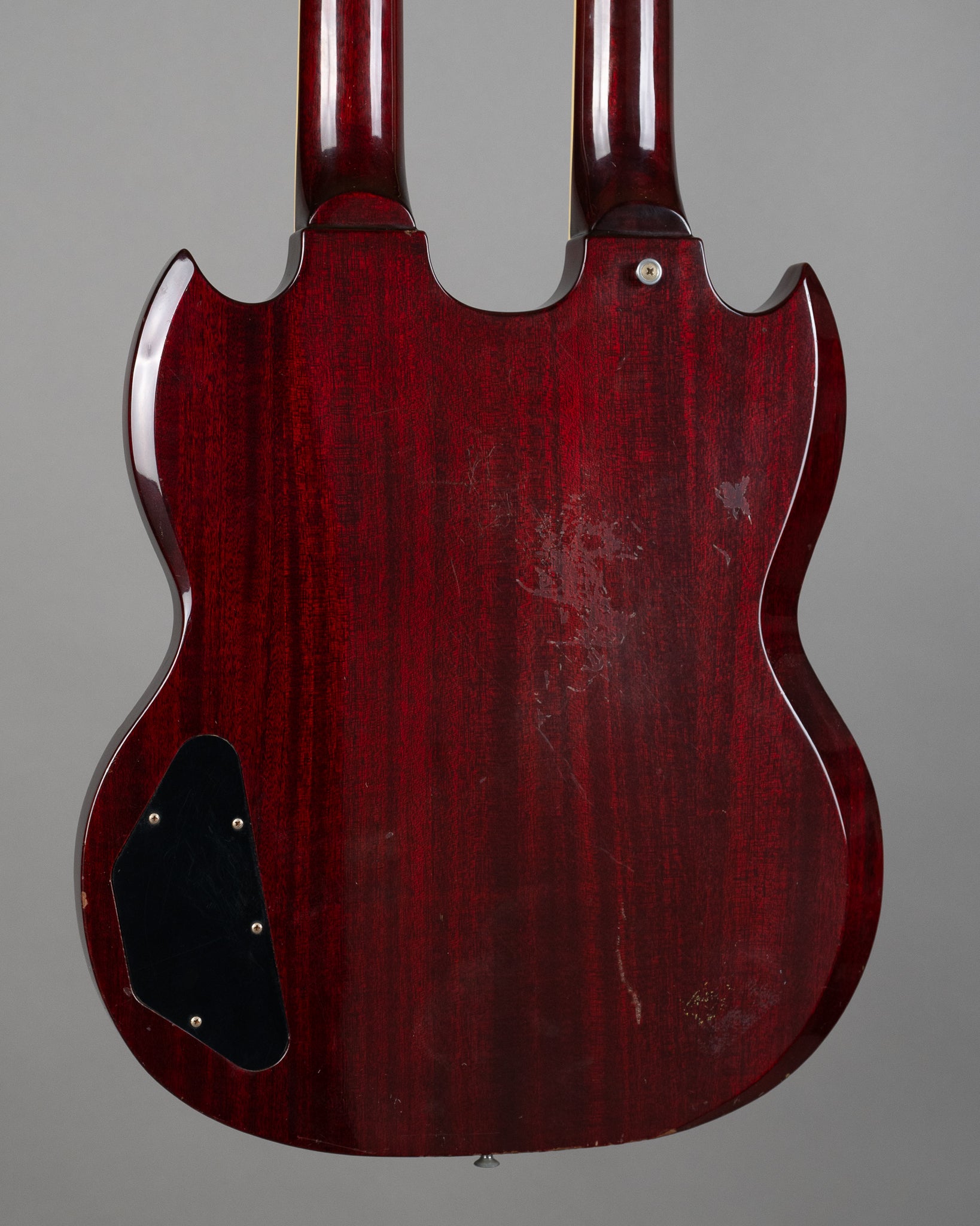 1980 Greco SGW-1300 Double Neck SG (Japan, Cherry, OHSC)