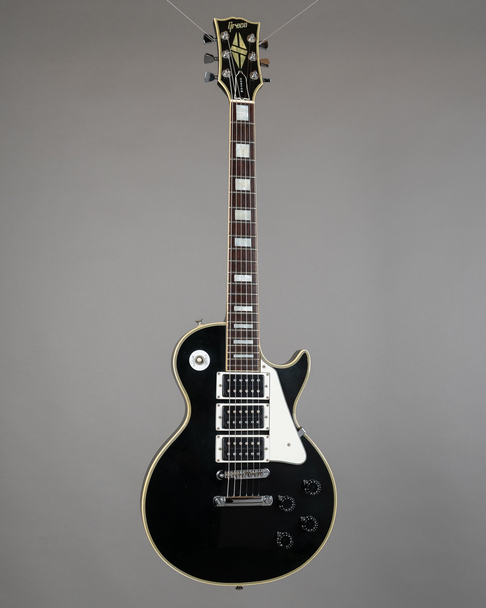 ギター GRECO EG-600 Peter Frampton Model 1978s 1978 Greco EG-600P 'Frampton' Custom (Japan, Black, OHSC)
