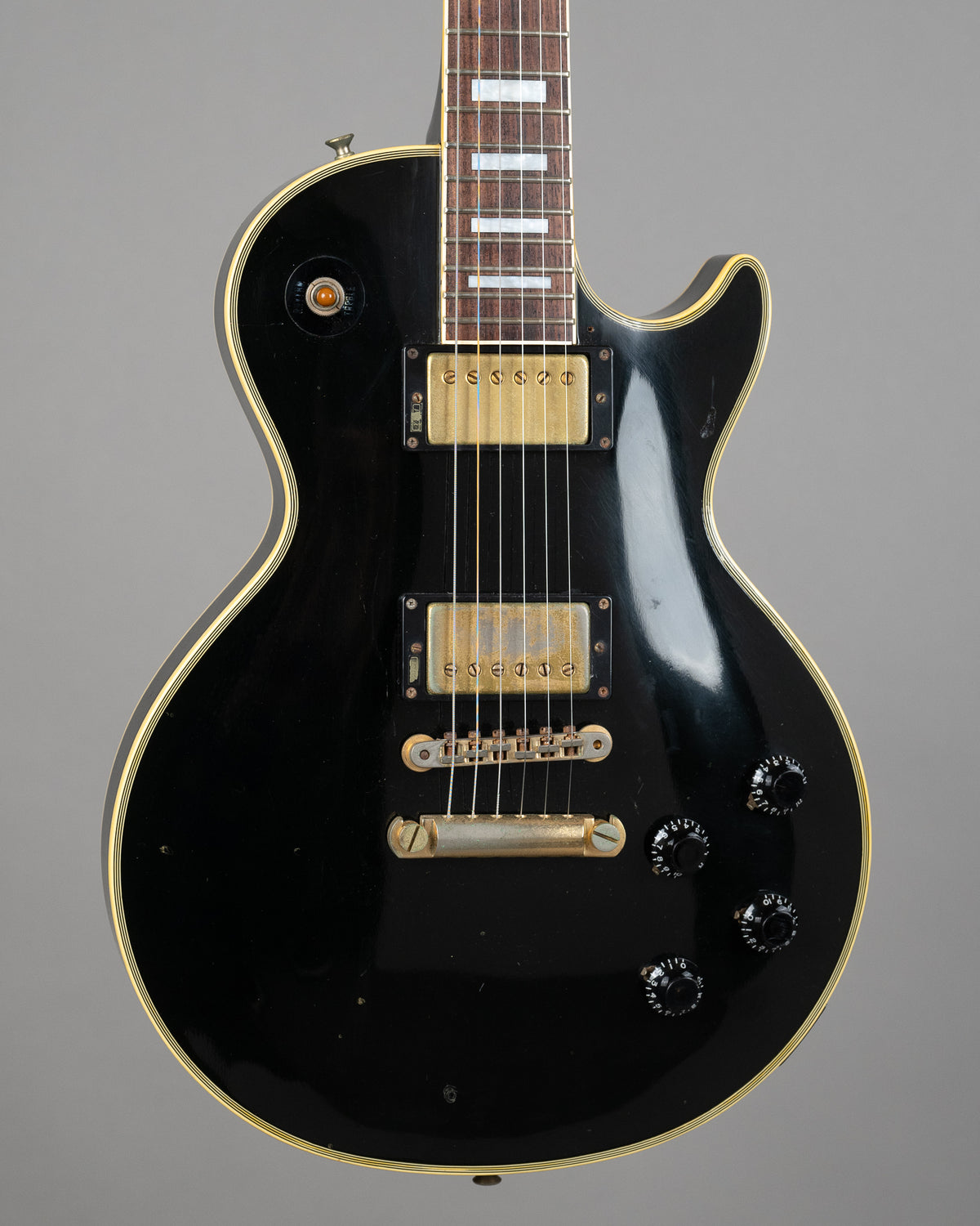 1990 Burny Les Paul Custom (Japan, Black)*