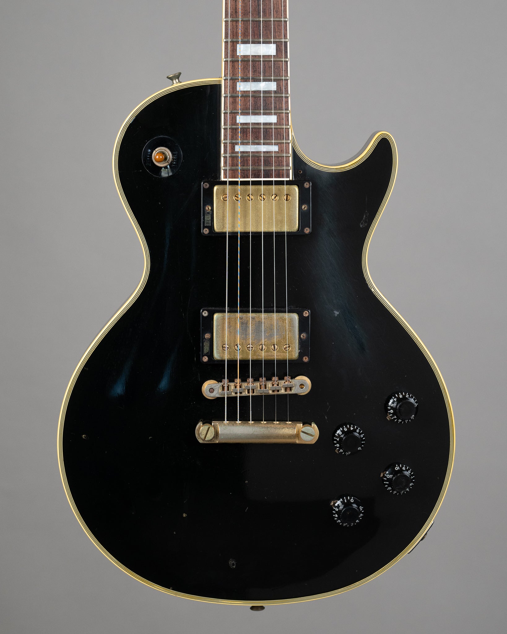 1990 Burny Les Paul Custom (Japan, Black)*