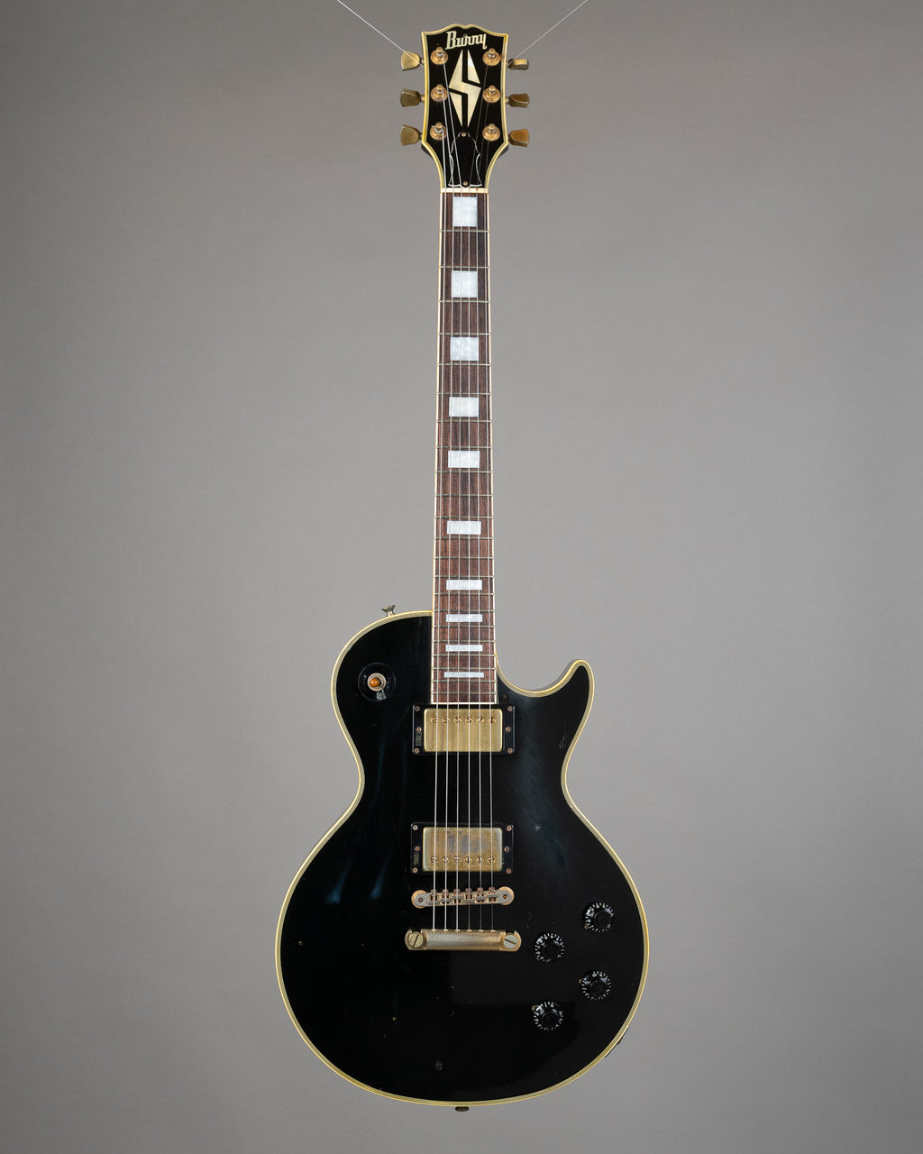 1990 Burny Les Paul Custom (Japan, Black)*
