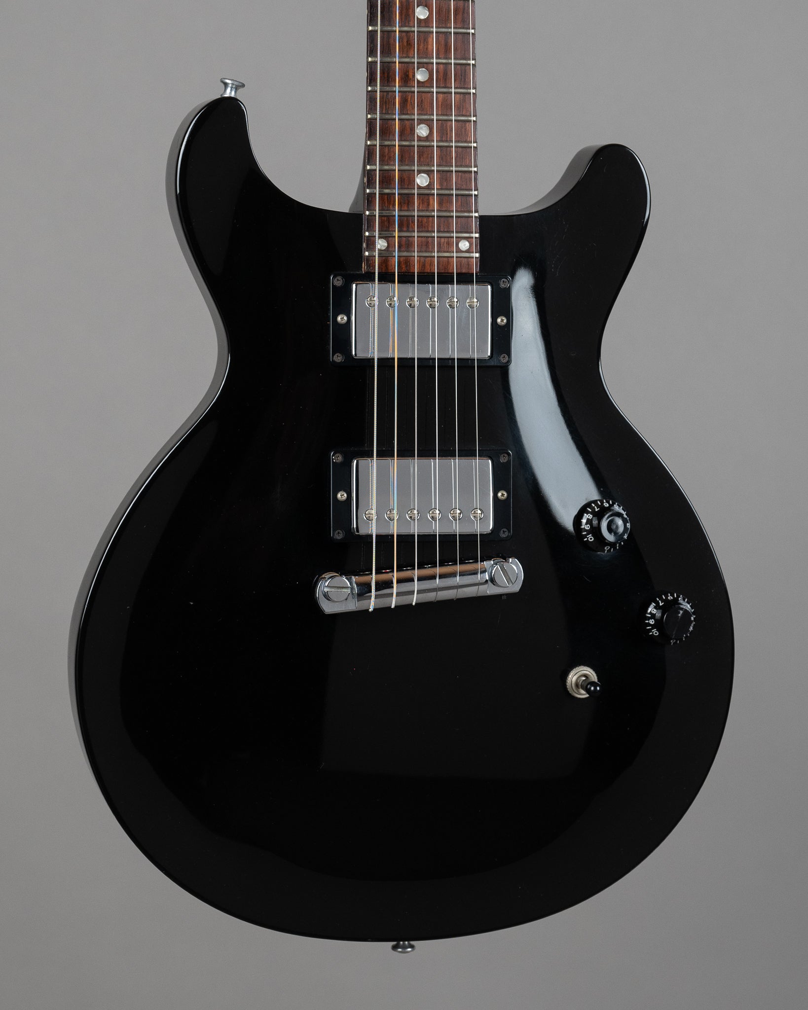 1997 Gibson Les Paul Studio DC Double Cut (USA, Ebony, OHSC)