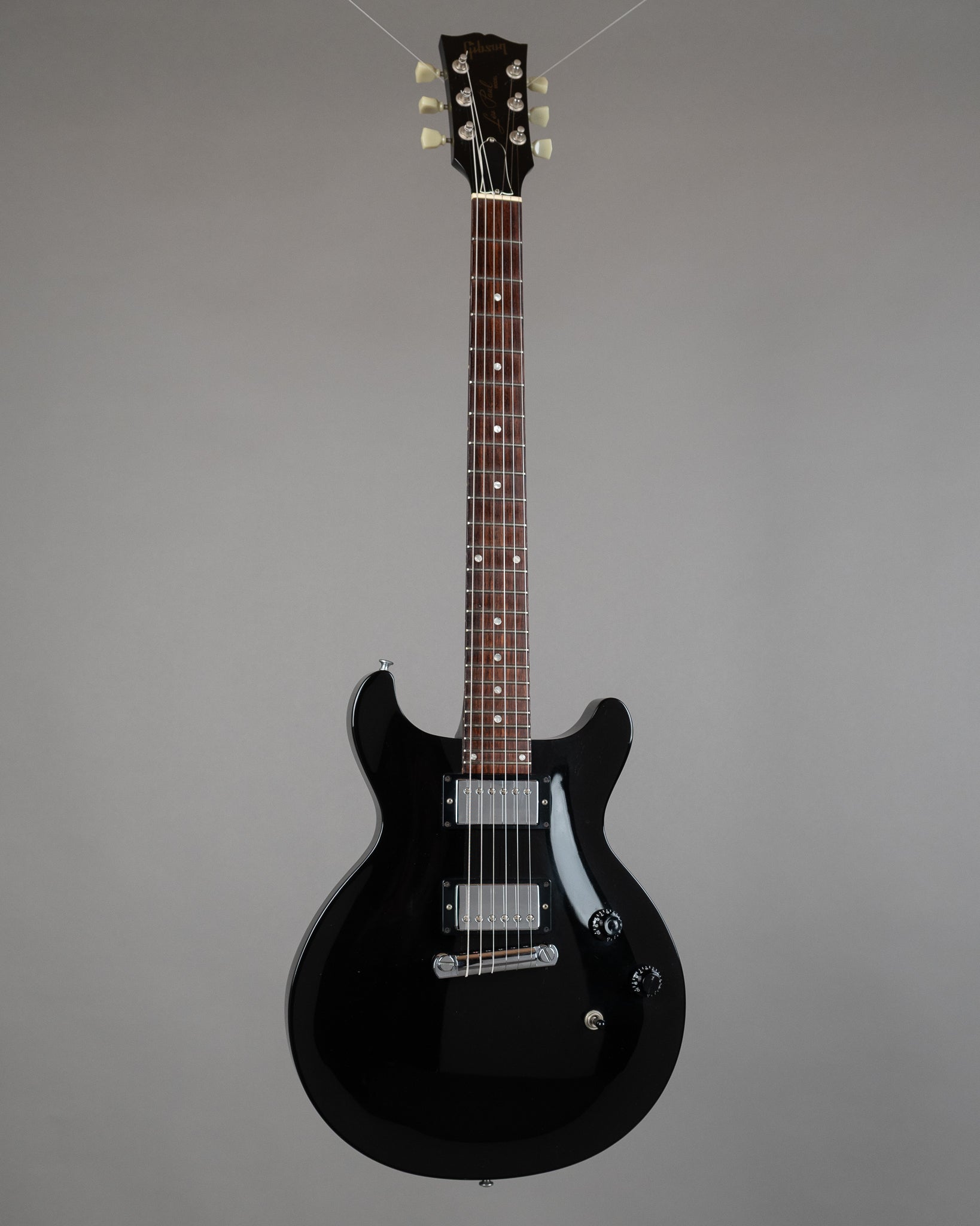 1997 Gibson Les Paul Studio DC Double Cut (USA, Ebony, OHSC)