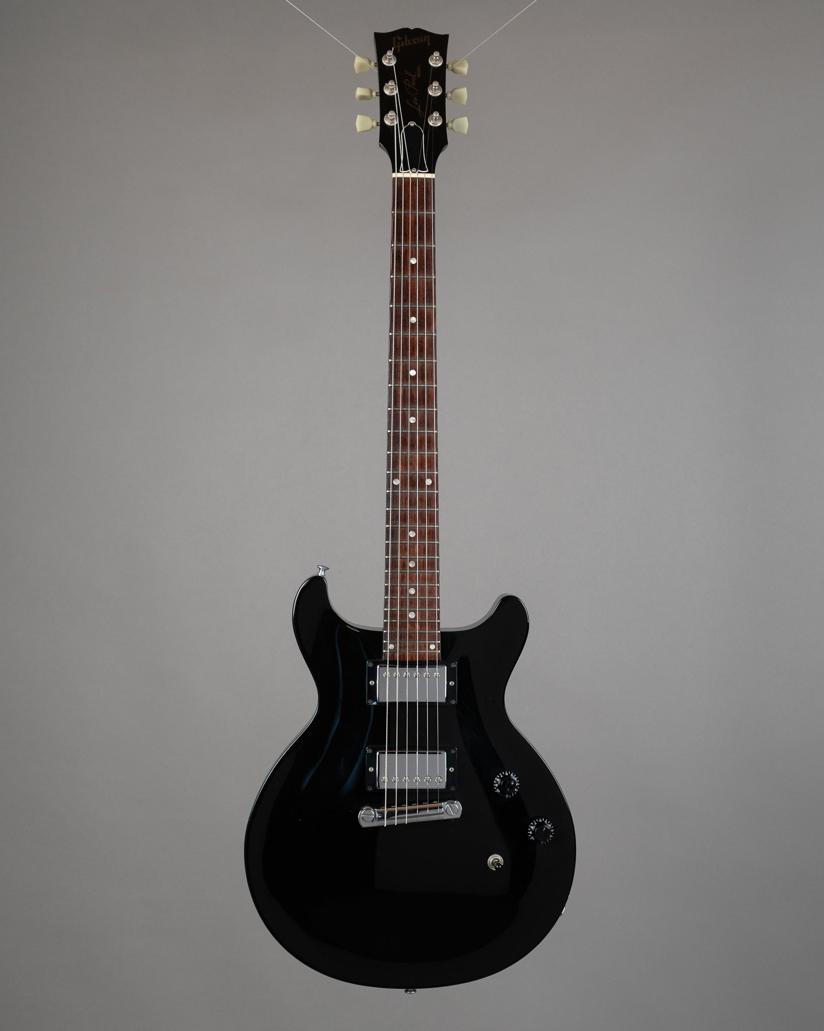 1997 Gibson Les Paul Studio DC Double Cut (USA, Ebony, OHSC)