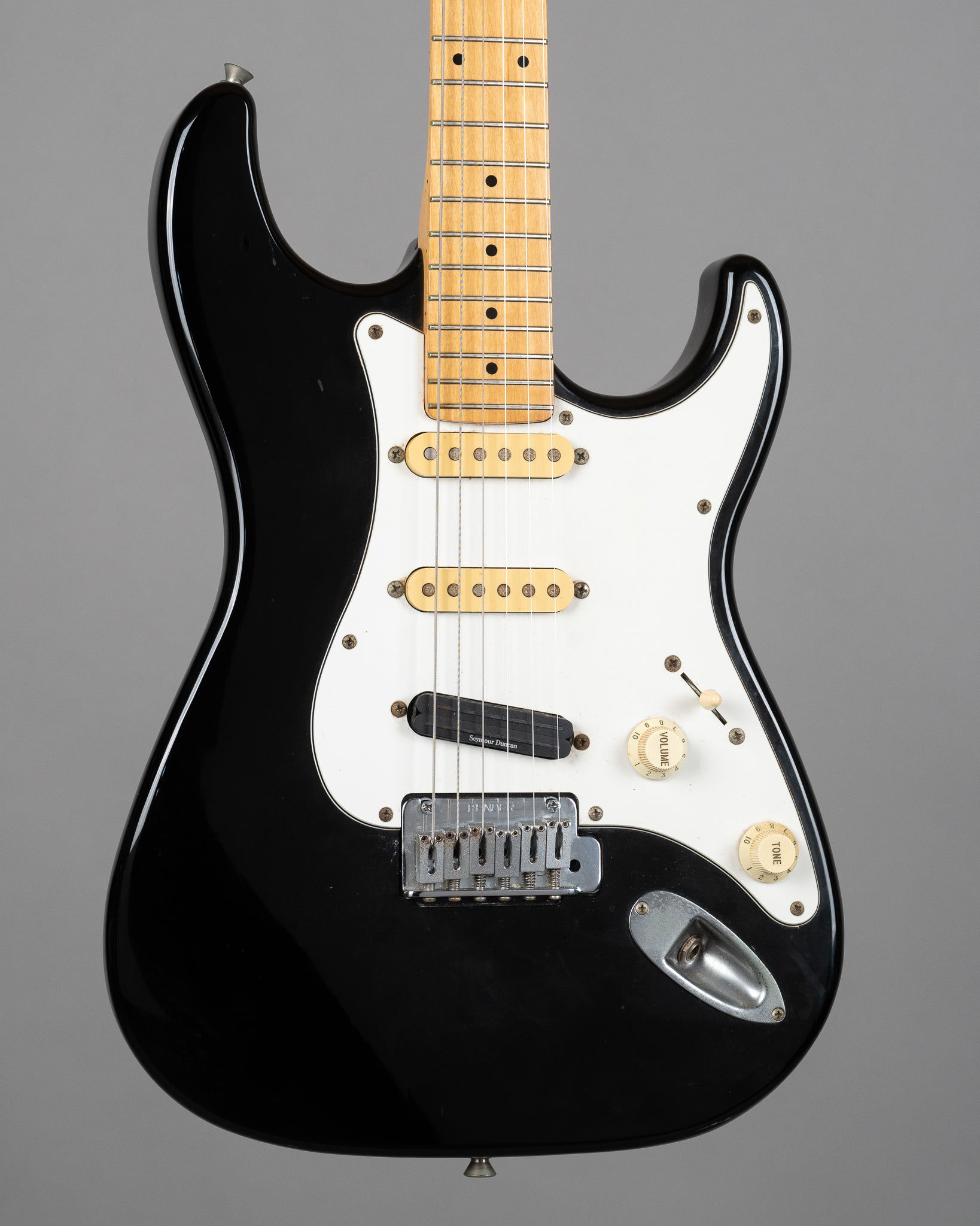 1989 Fender STS-550 Short Scale Stratocaster (Japan, Black)