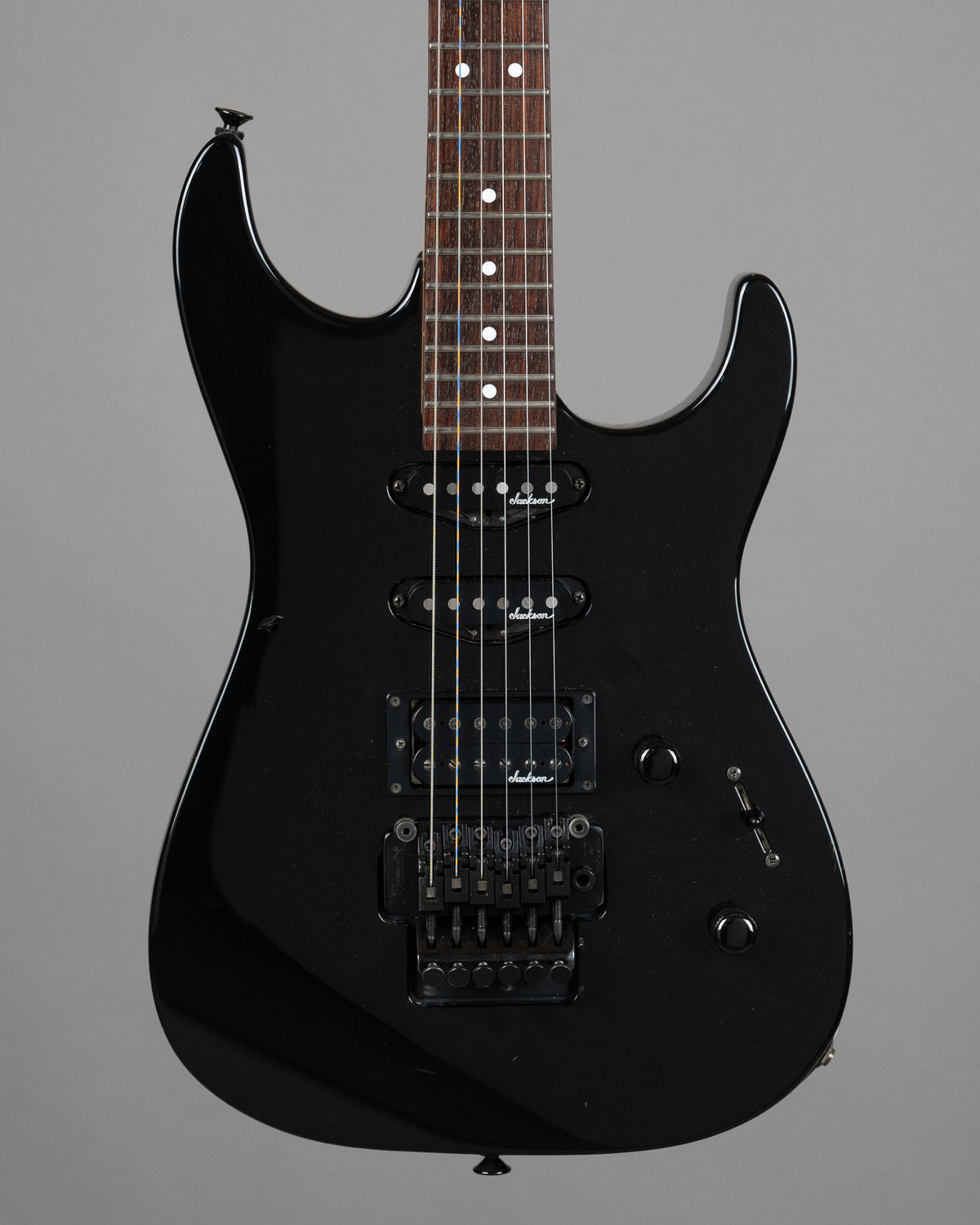 1989 Charvel Model 3 HSS (Japan, Black, Gig Bag)