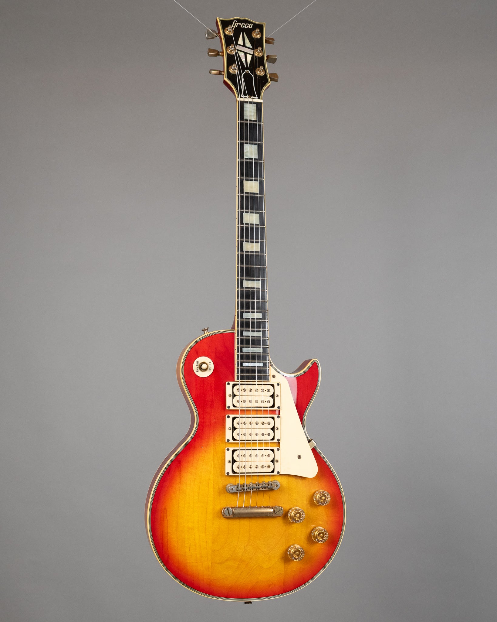1980 Greco EG600PR 3 Pickup Les Paul Custom (Japan, Cherry Sunburst, OHSC)