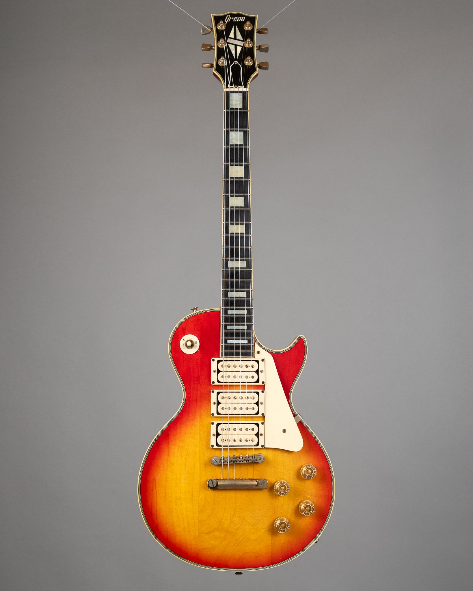 1980 Greco EG600PR 3 Pickup Les Paul Custom (Japan, Cherry Sunburst, OHSC)