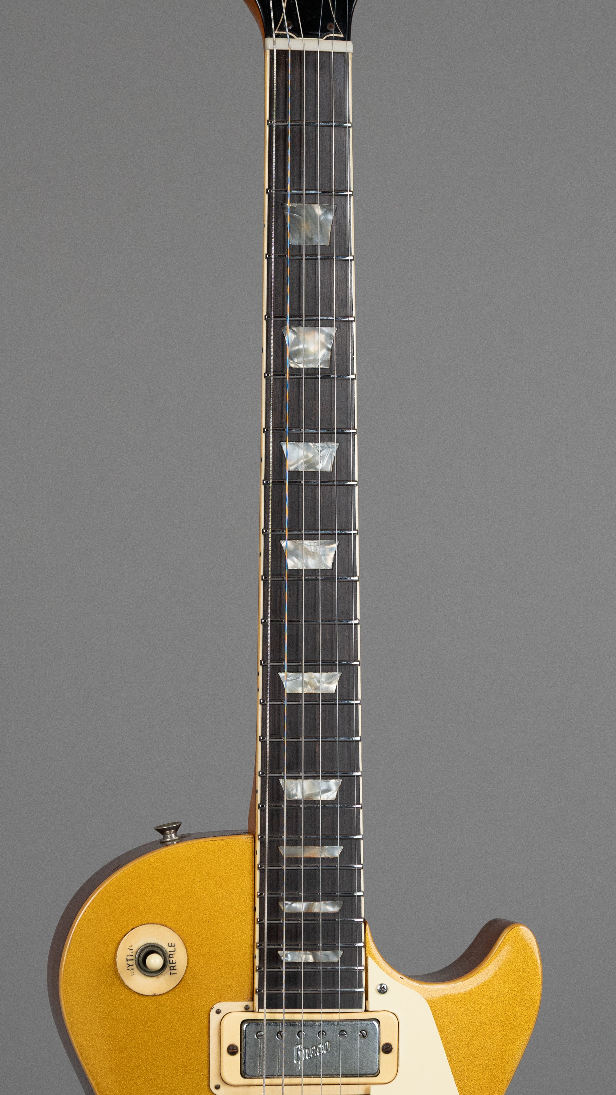 c1974 Greco EG550GS Les Paul Deluxe (Japan, Goldtop, OHSC)