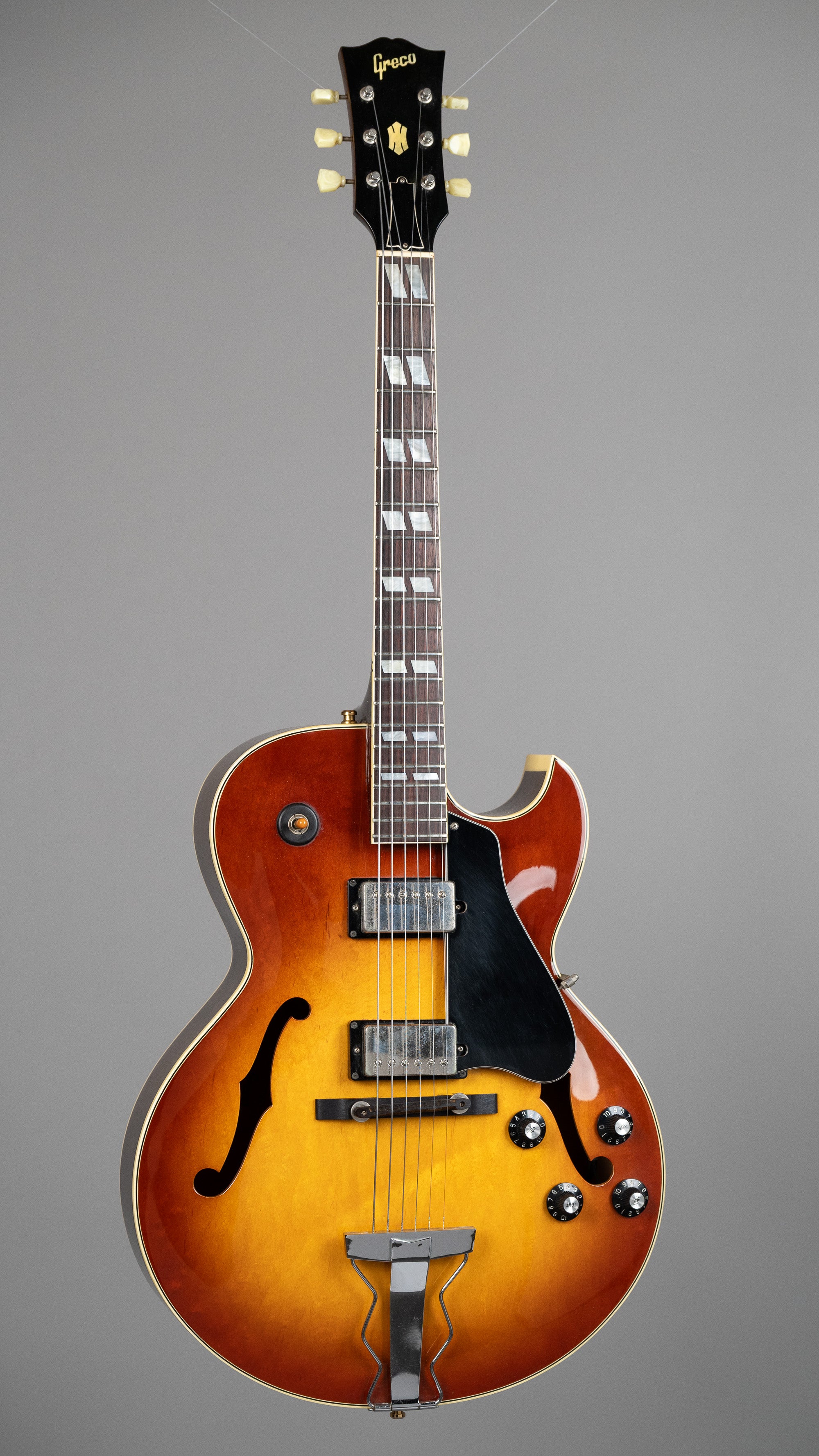 1986 Greco FA-67-70 ES-175 (Japan, Sunburst, Gig Bag)