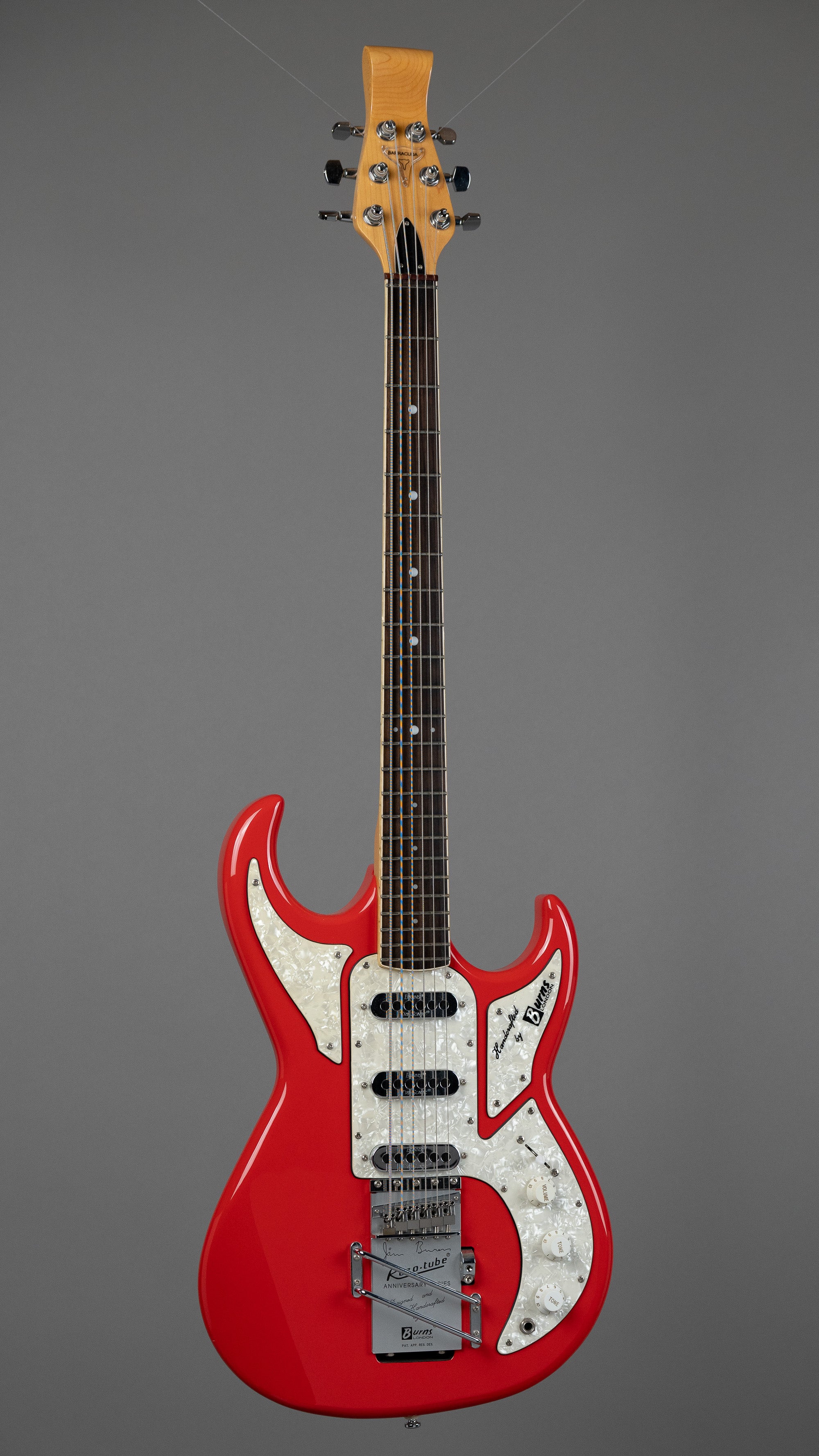 1997 Burns Barracuda Special (China, Fiesta Red, OHSC)