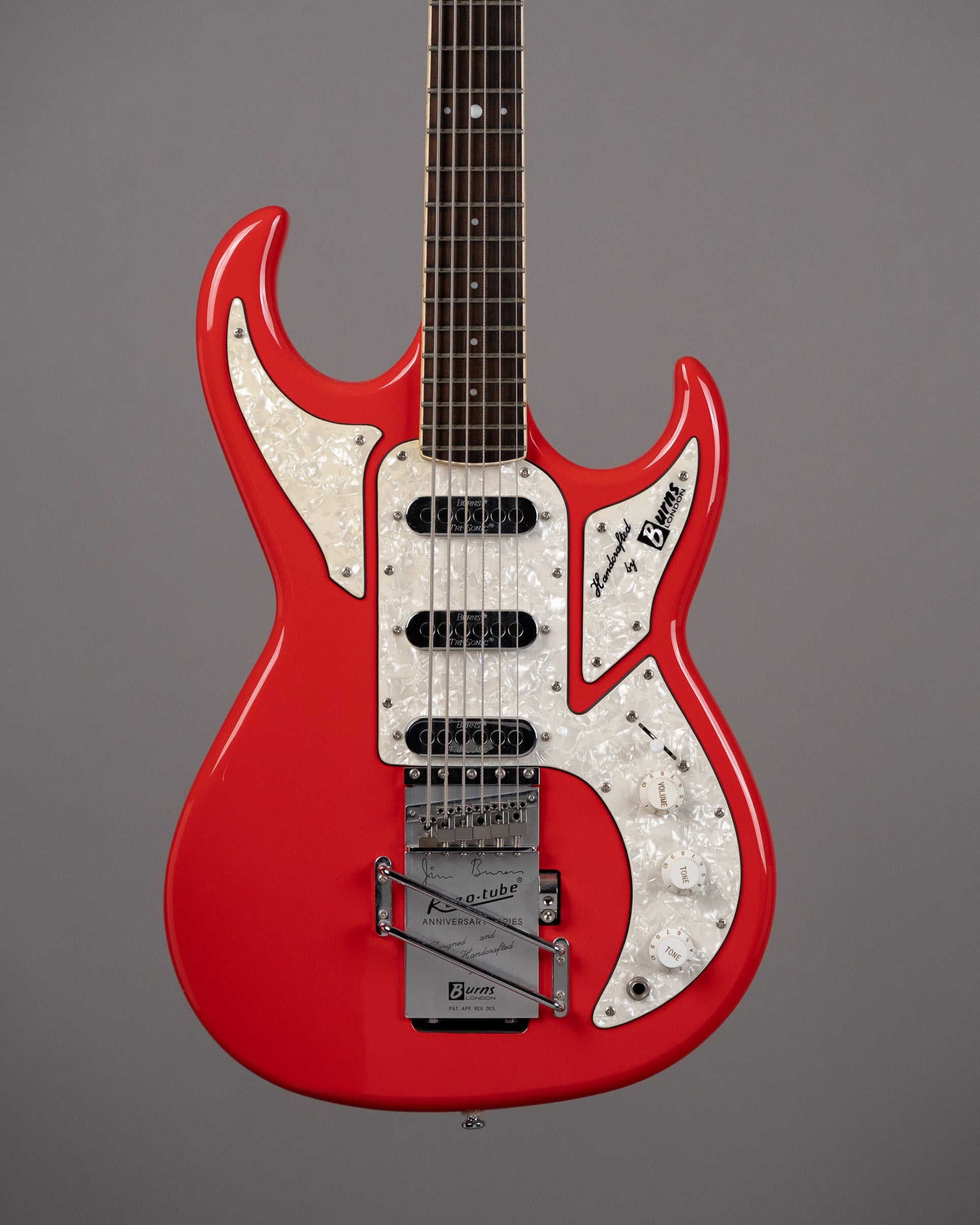 1997 Burns Barracuda Special (China, Fiesta Red, OHSC)