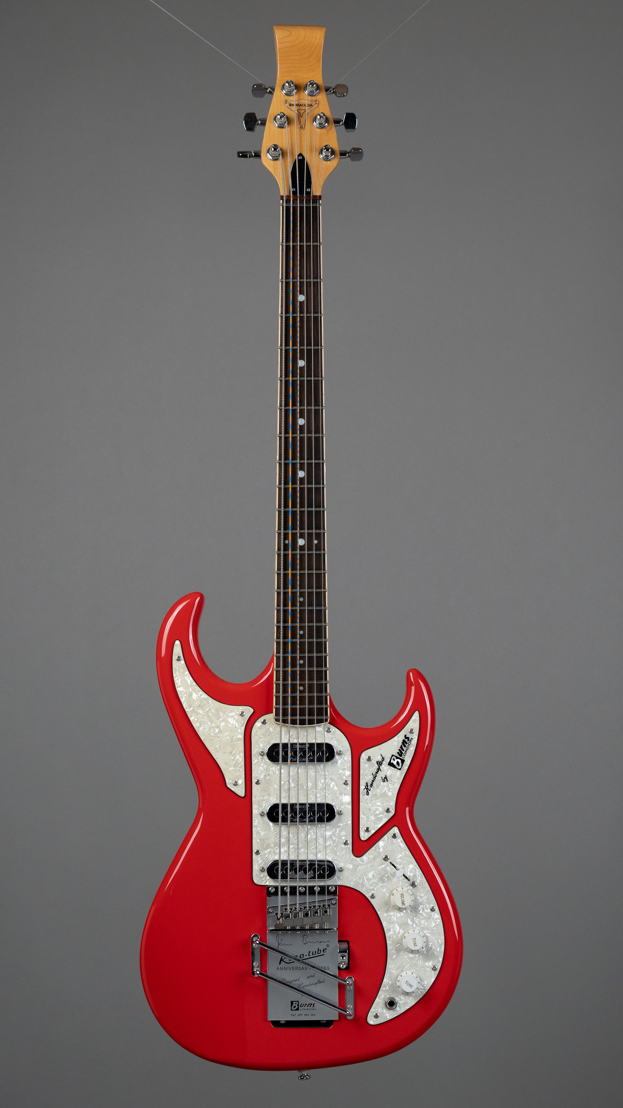 1997 Burns Barracuda Special (China, Fiesta Red, OHSC)