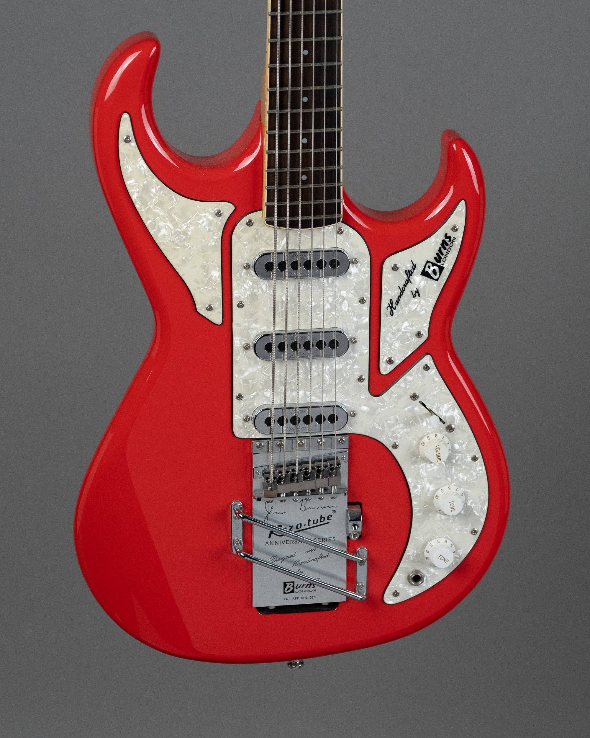 1997 Burns Barracuda Special (China, Fiesta Red, OHSC)