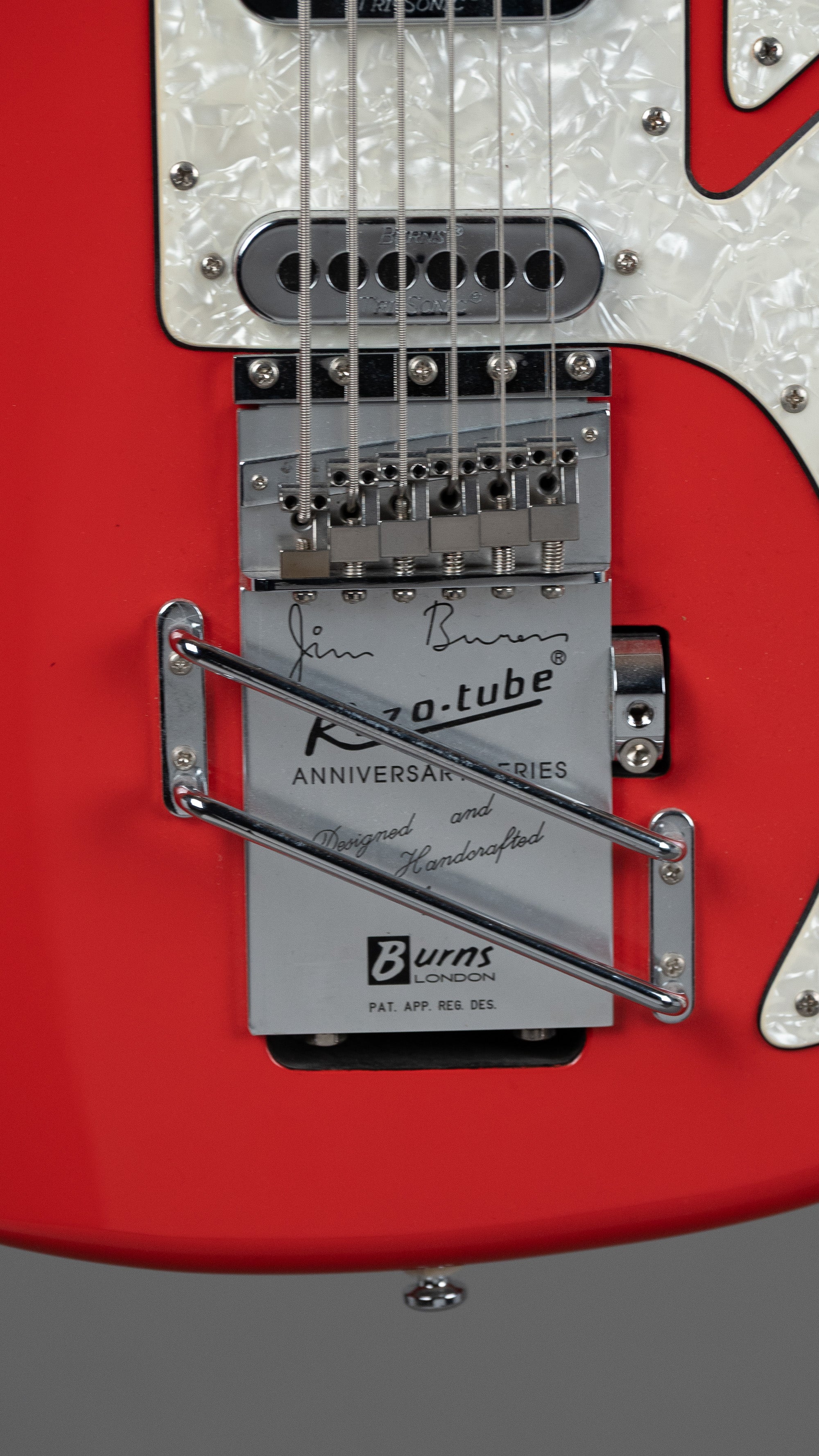 1997 Burns Barracuda Special (China, Fiesta Red, OHSC)
