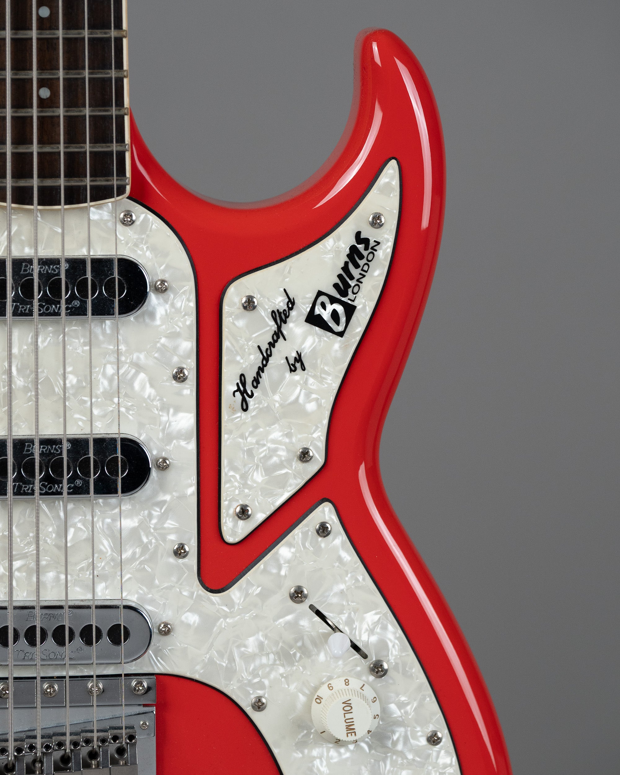 1997 Burns Barracuda Special (China, Fiesta Red, OHSC)
