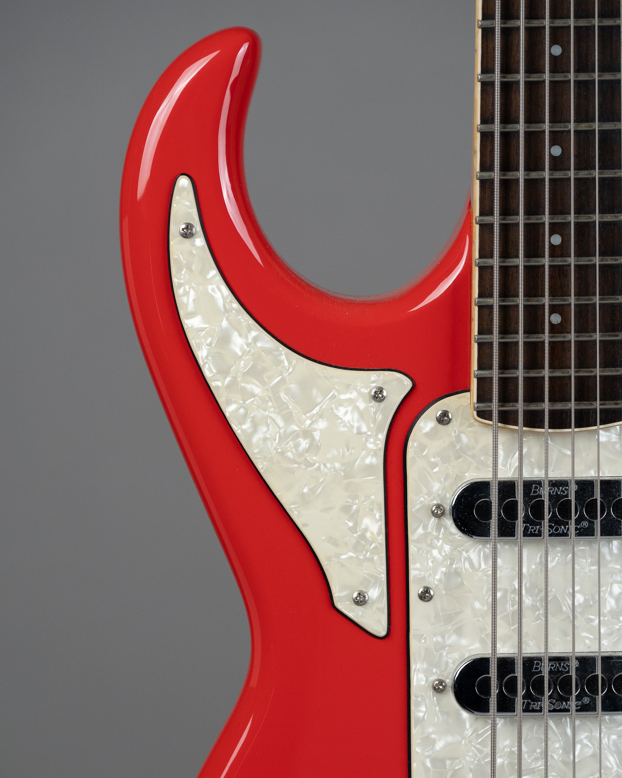 1997 Burns Barracuda Special (China, Fiesta Red, OHSC)