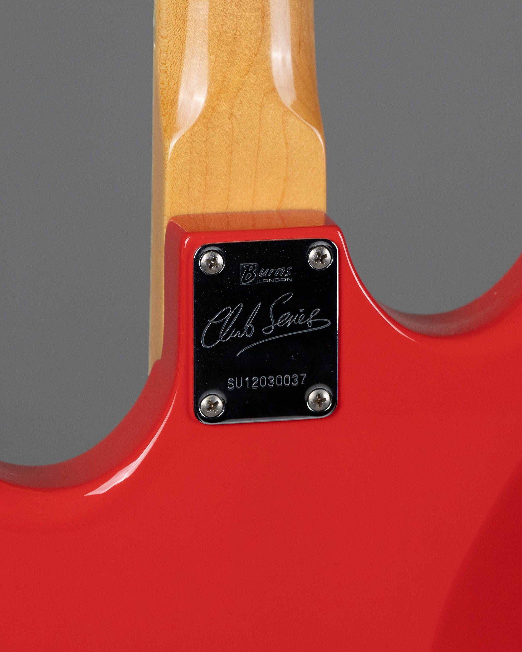 1997 Burns Barracuda Special (China, Fiesta Red, OHSC)