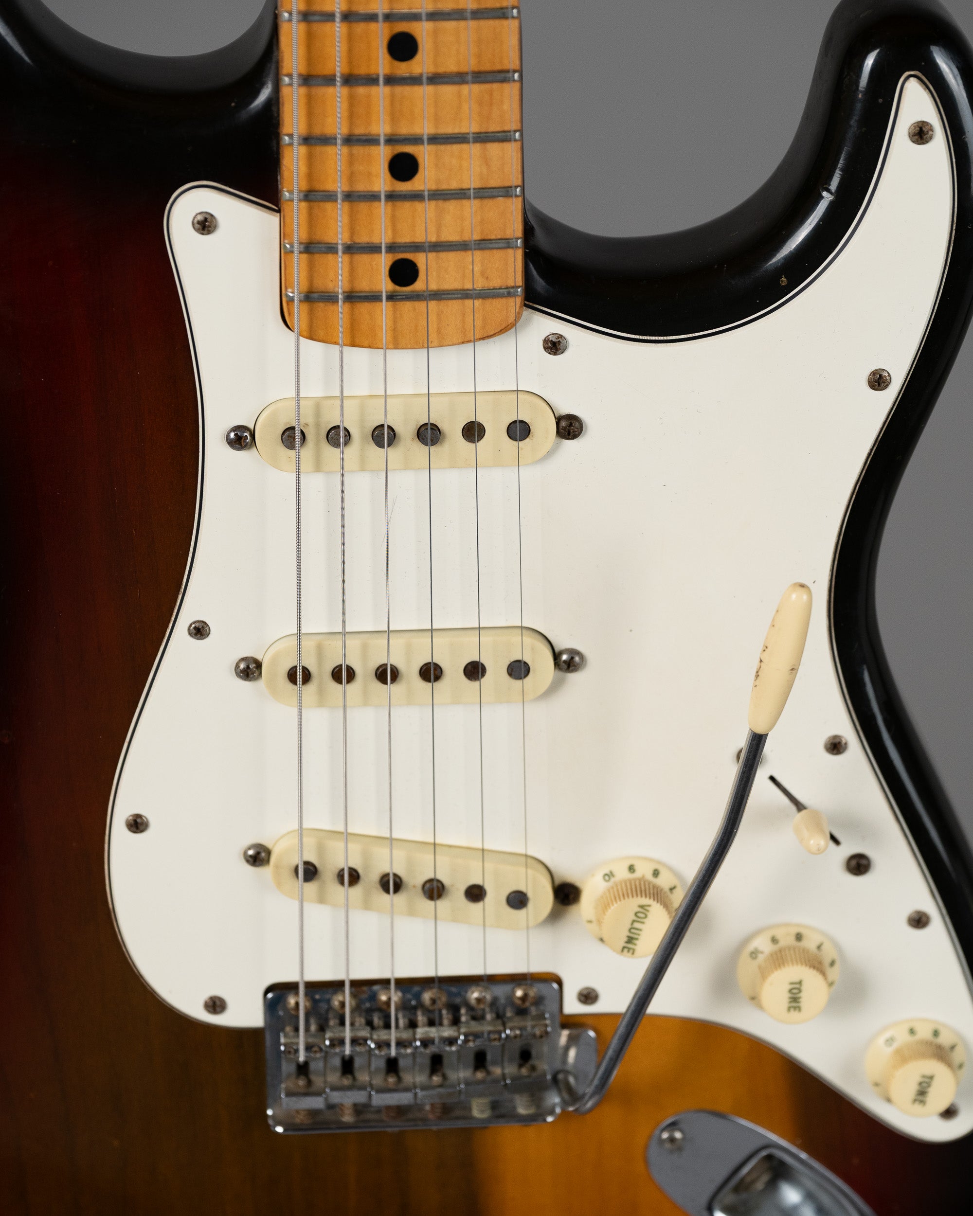 1974 Fender Stratocaster (USA, Poplar Body, Sunburst, OHSC)