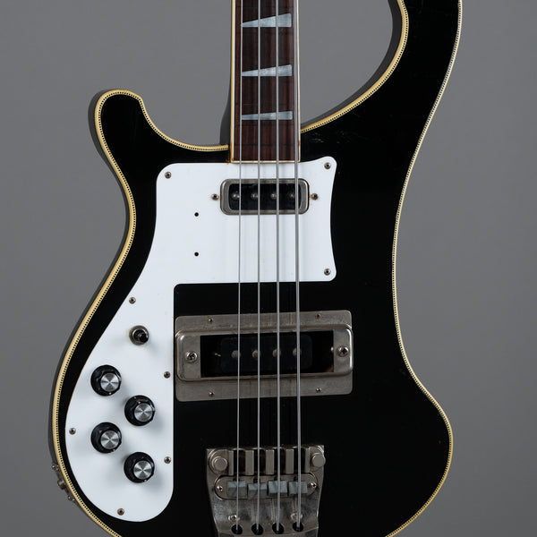 1979 Greco 'Rickenbacker 4001 Copy' Bass (Japan, Left Handed, Black, F