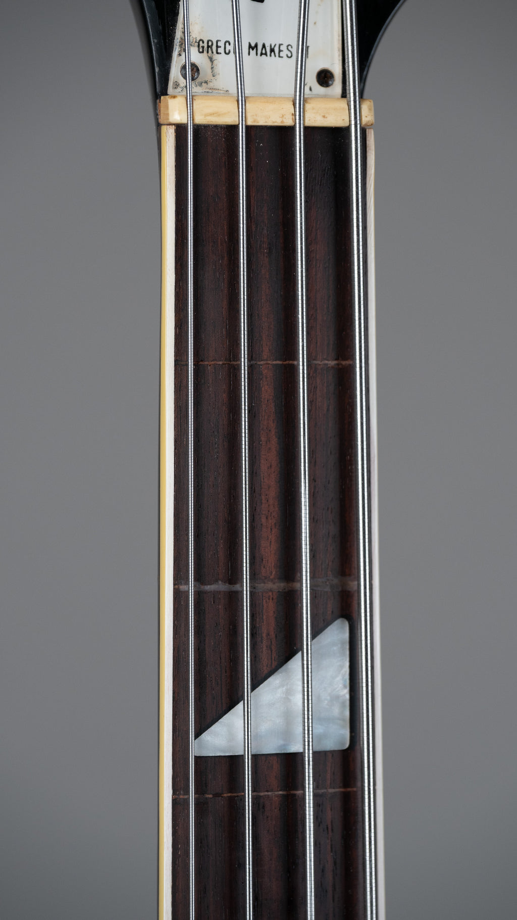 1979 Greco 'Rickenbacker 4001 Copy' Bass (Japan, Left Handed, Black, Fretless)