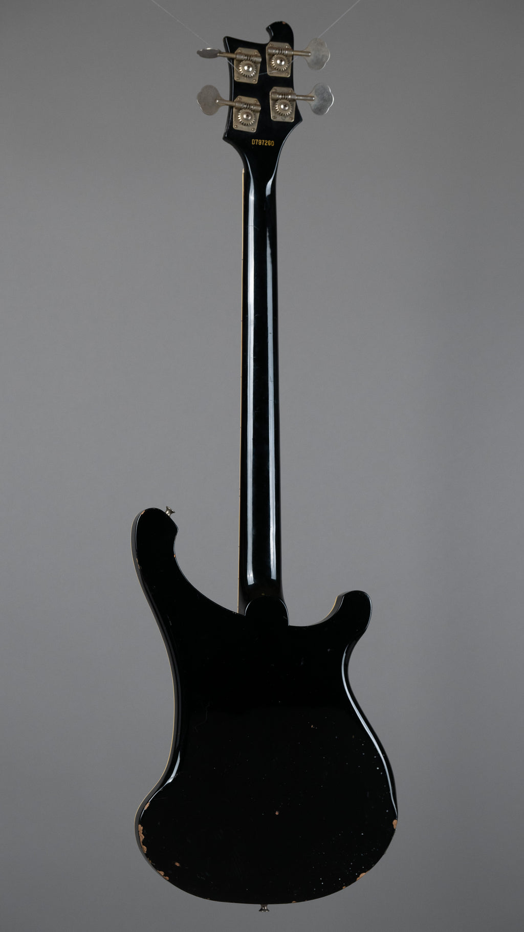 1979 Greco 'Rickenbacker 4001 Copy' Bass (Japan, Left Handed, Black, Fretless)