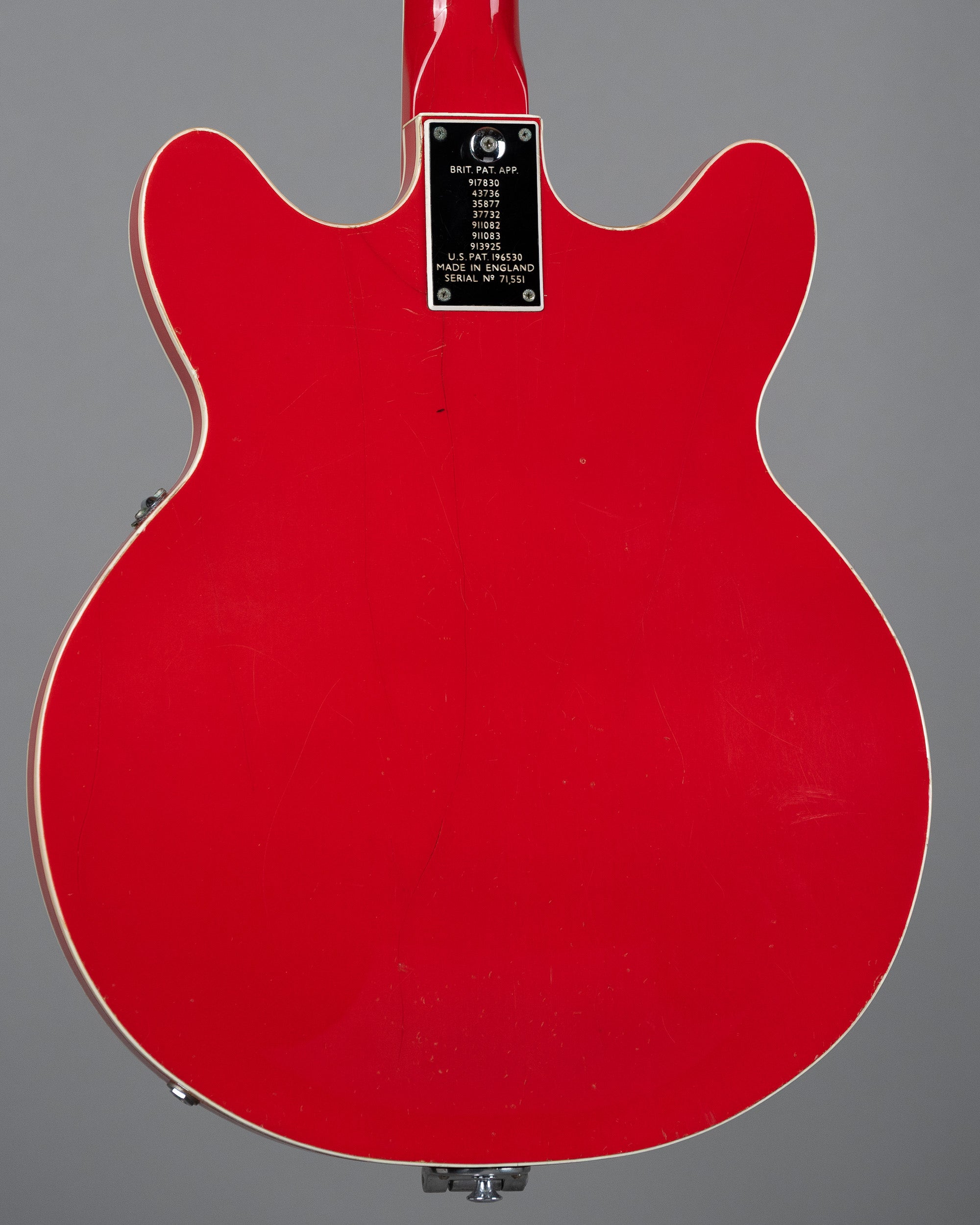 c1960s Burns Baldwin 706V Hollowbody (England, Red)